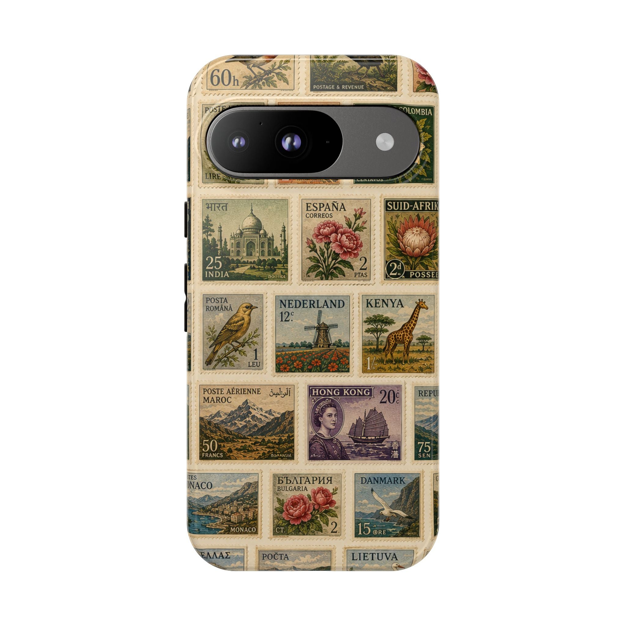 Vintage Postage Stamp Phone Case | Multiple Types