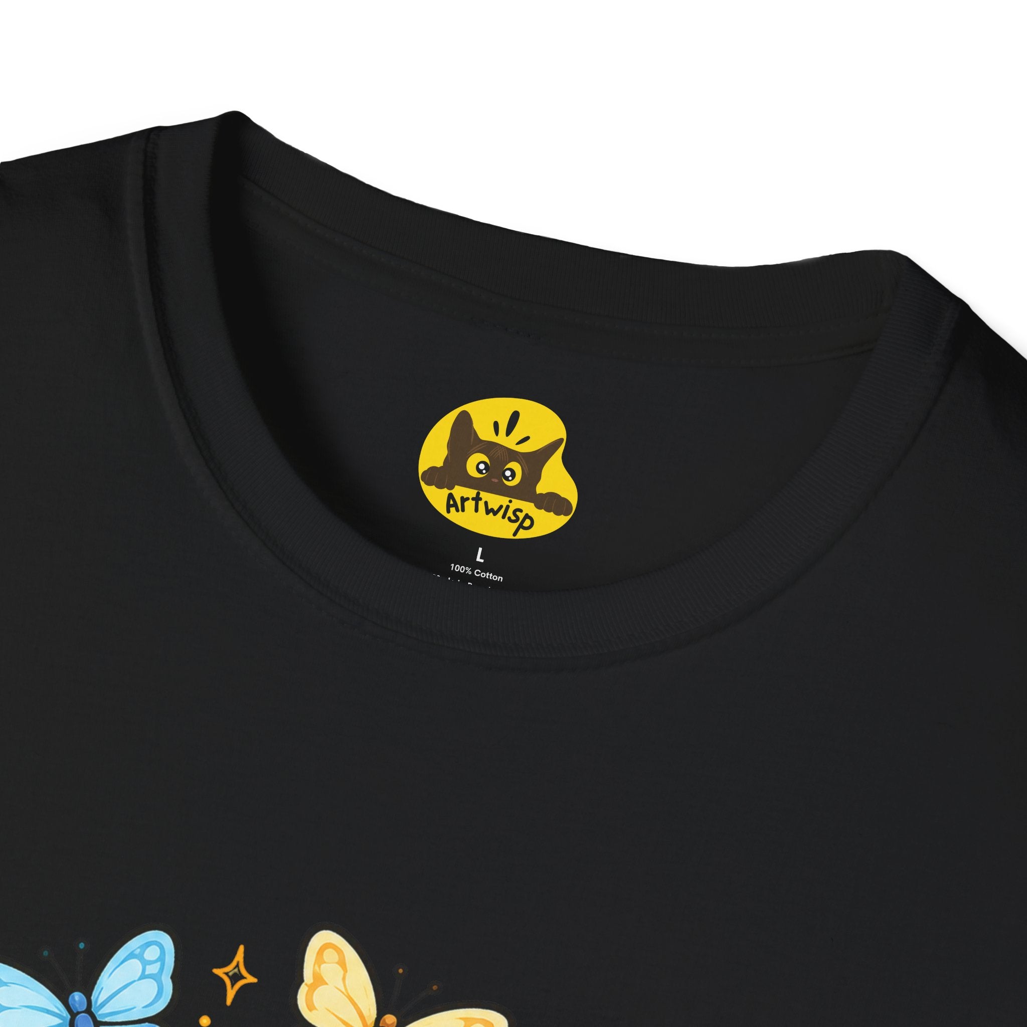 Sleeping Fawn T‑Shirt — "The World Needs Gentle Souls" Cute Deer Tee