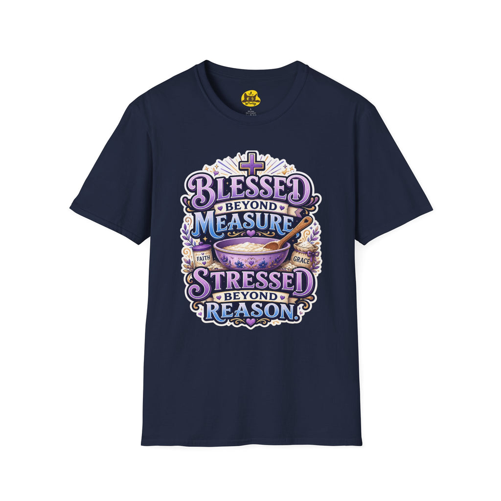 Blessed Beyond Measure T-Shirt — Faith-Inspired Christian Graphic Tee