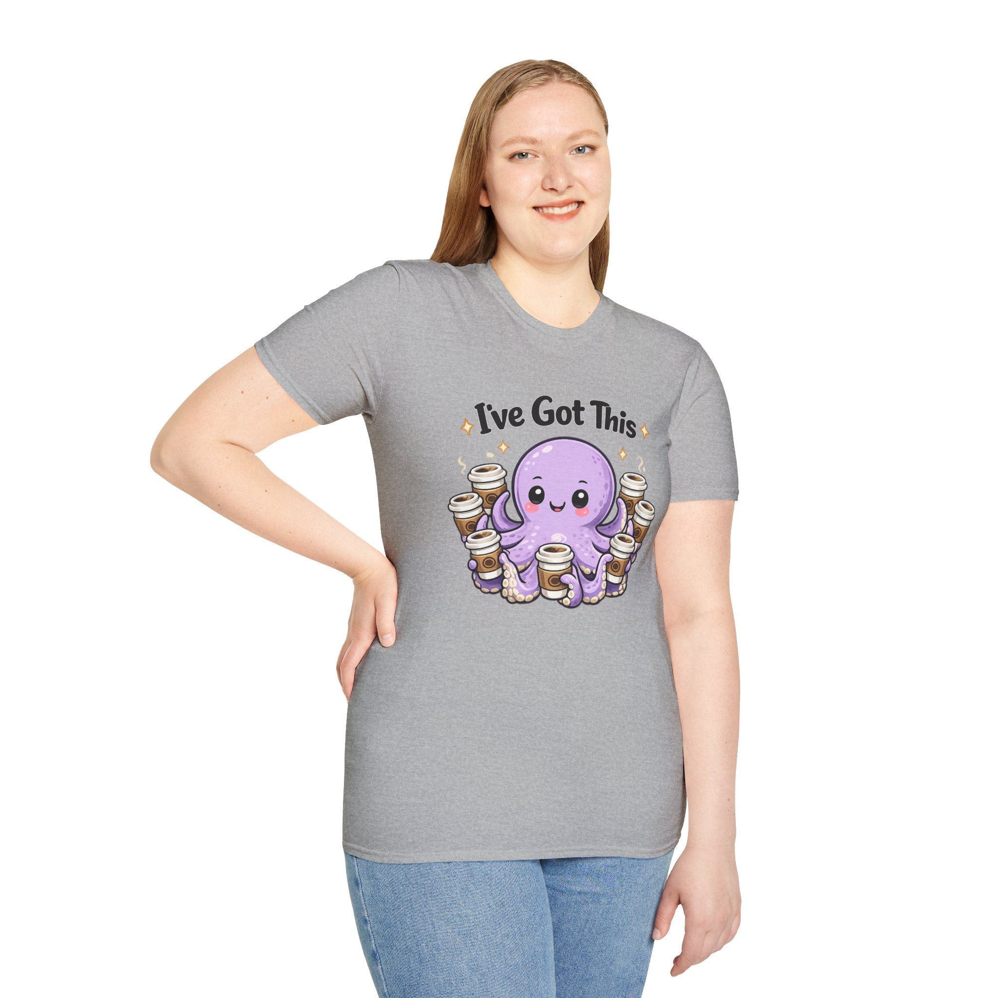 I’ve Got This Octopus Coffee Tee — Cute Motivational Graphic T-Shirt