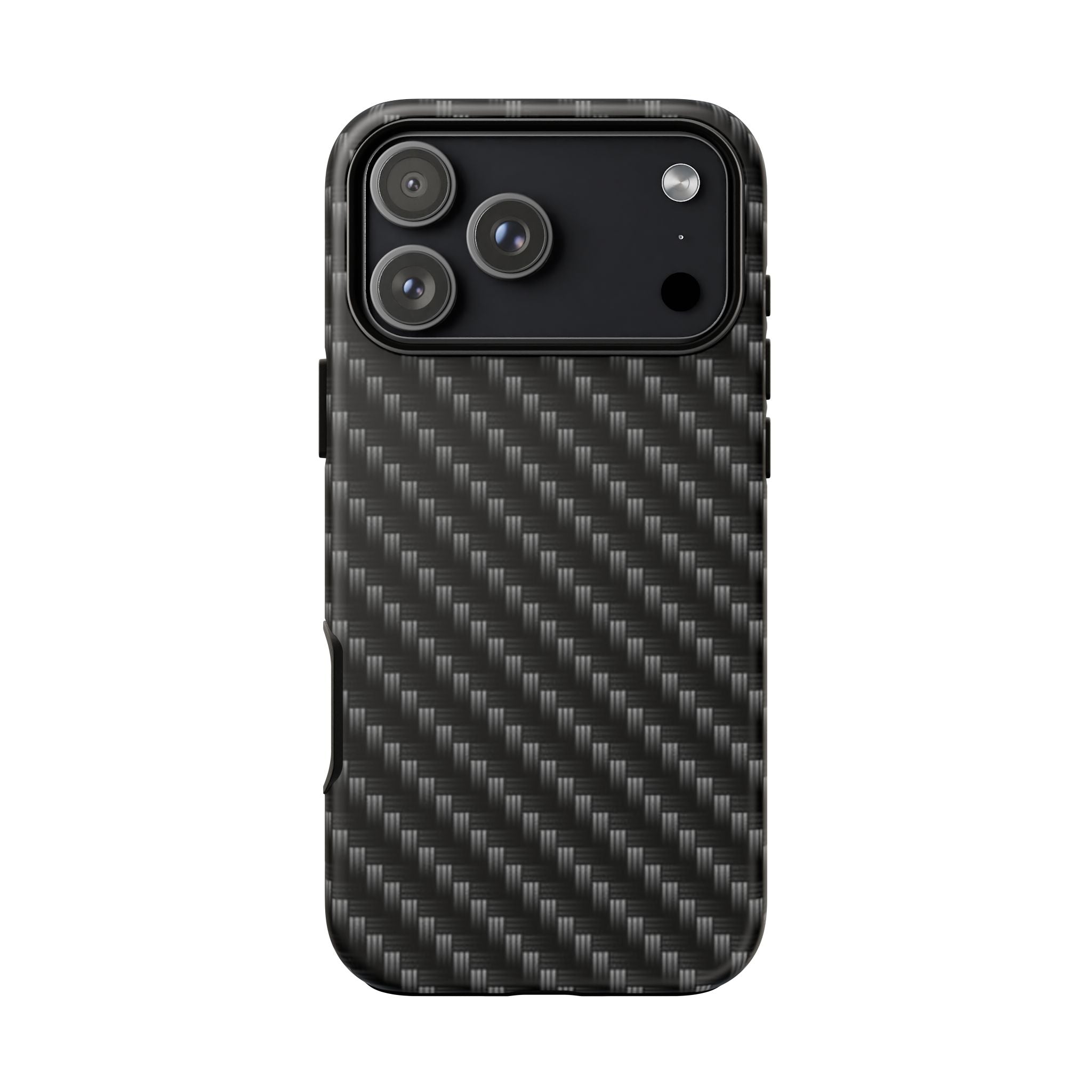 Carbon Fiber Pattern Tough Phone Case - Slim Protective Phone Cover