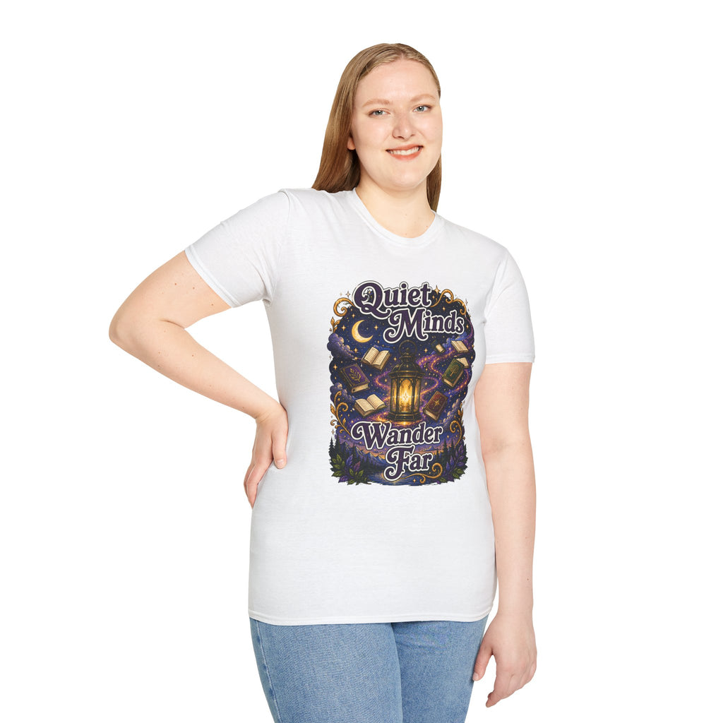 Quiet Minds T-Shirt — Wander Far Bookish Graphic Tee
