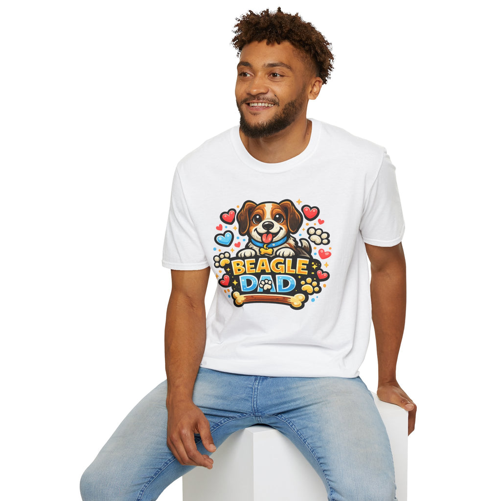 Beagle Dad T-Shirt — Beagle Dog Tee for Dog Lovers, Father’s Day Gift