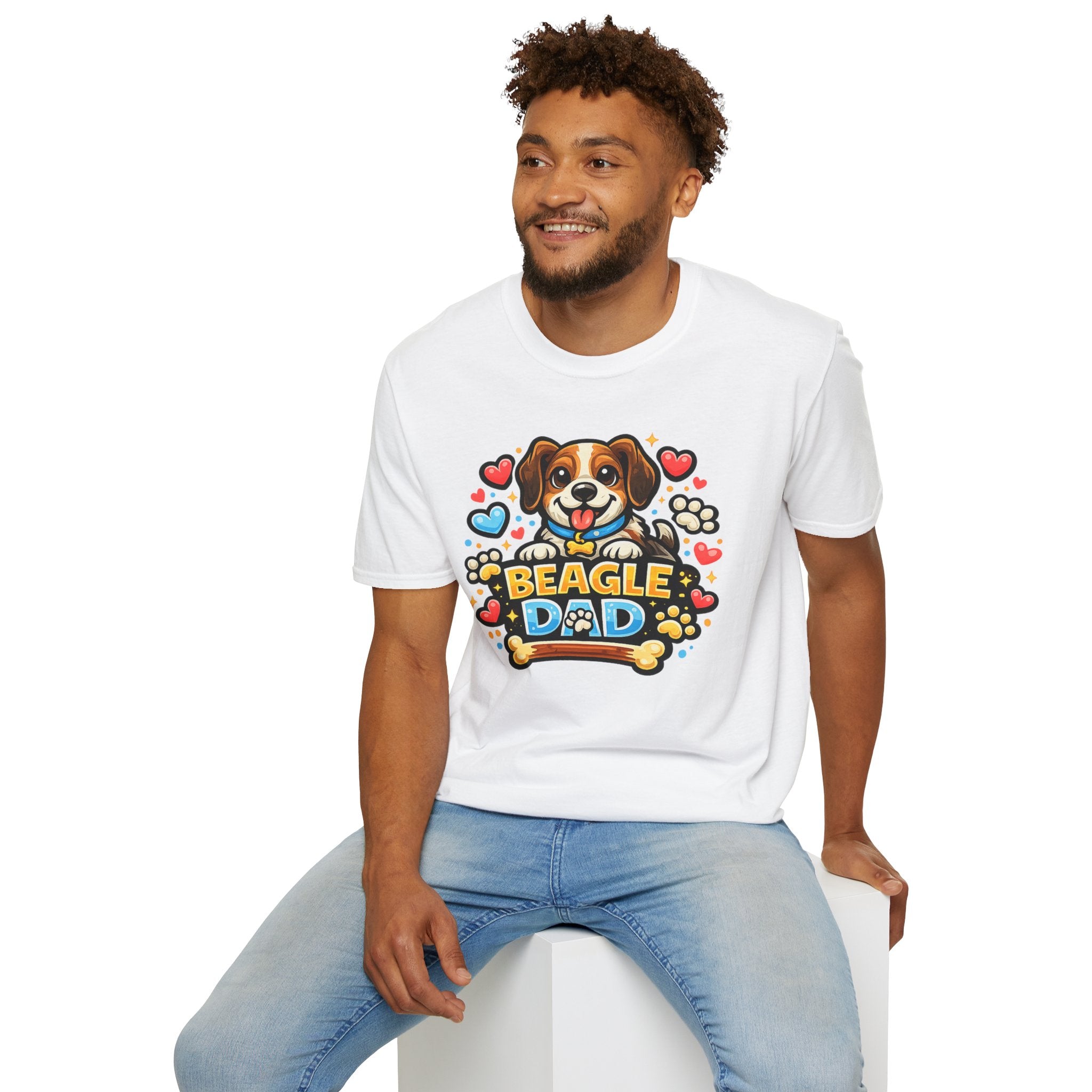 Beagle Dad T-Shirt — Beagle Dog Tee for Dog Lovers, Father’s Day Gift