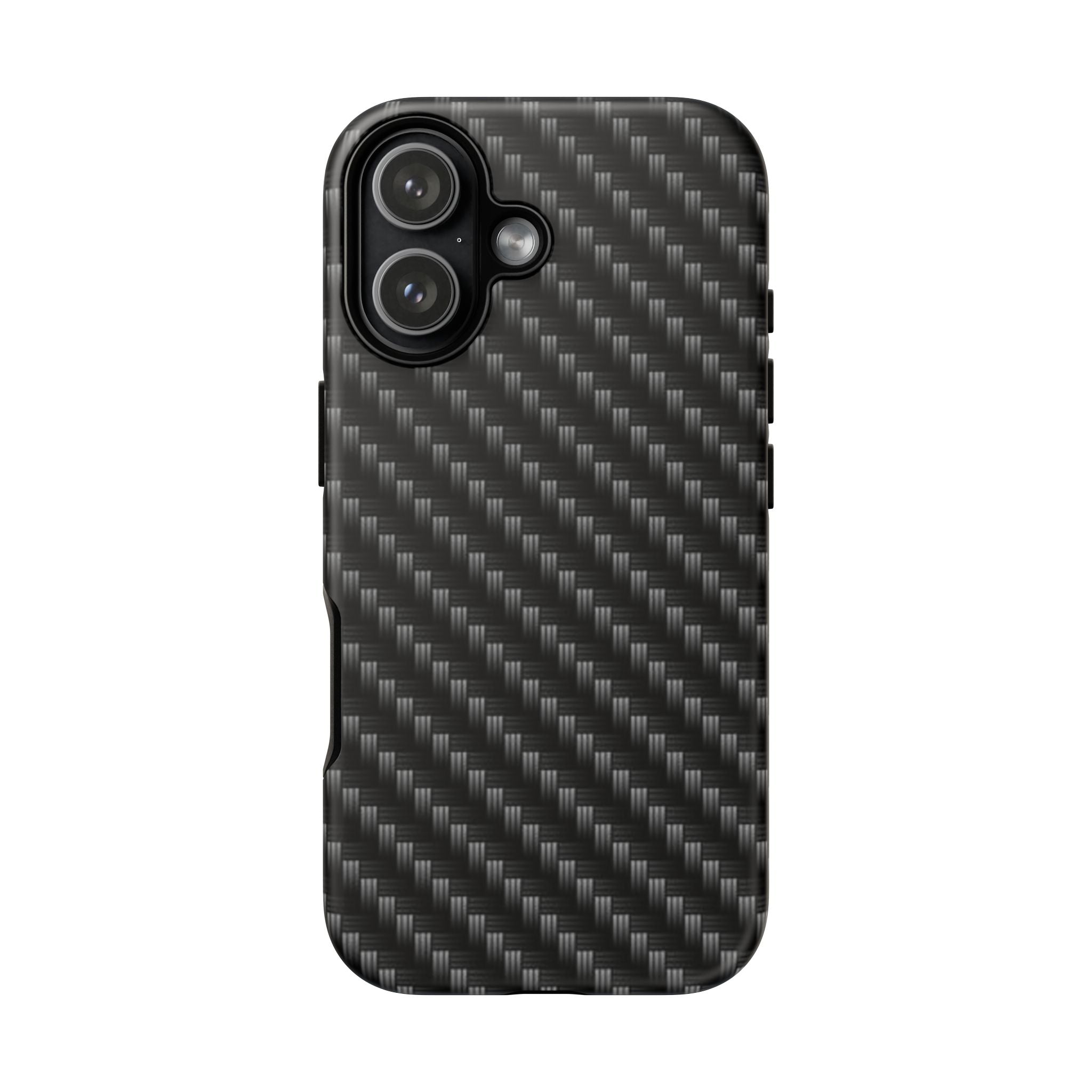 Carbon Fiber Pattern Tough Phone Case - Slim Protective Phone Cover
