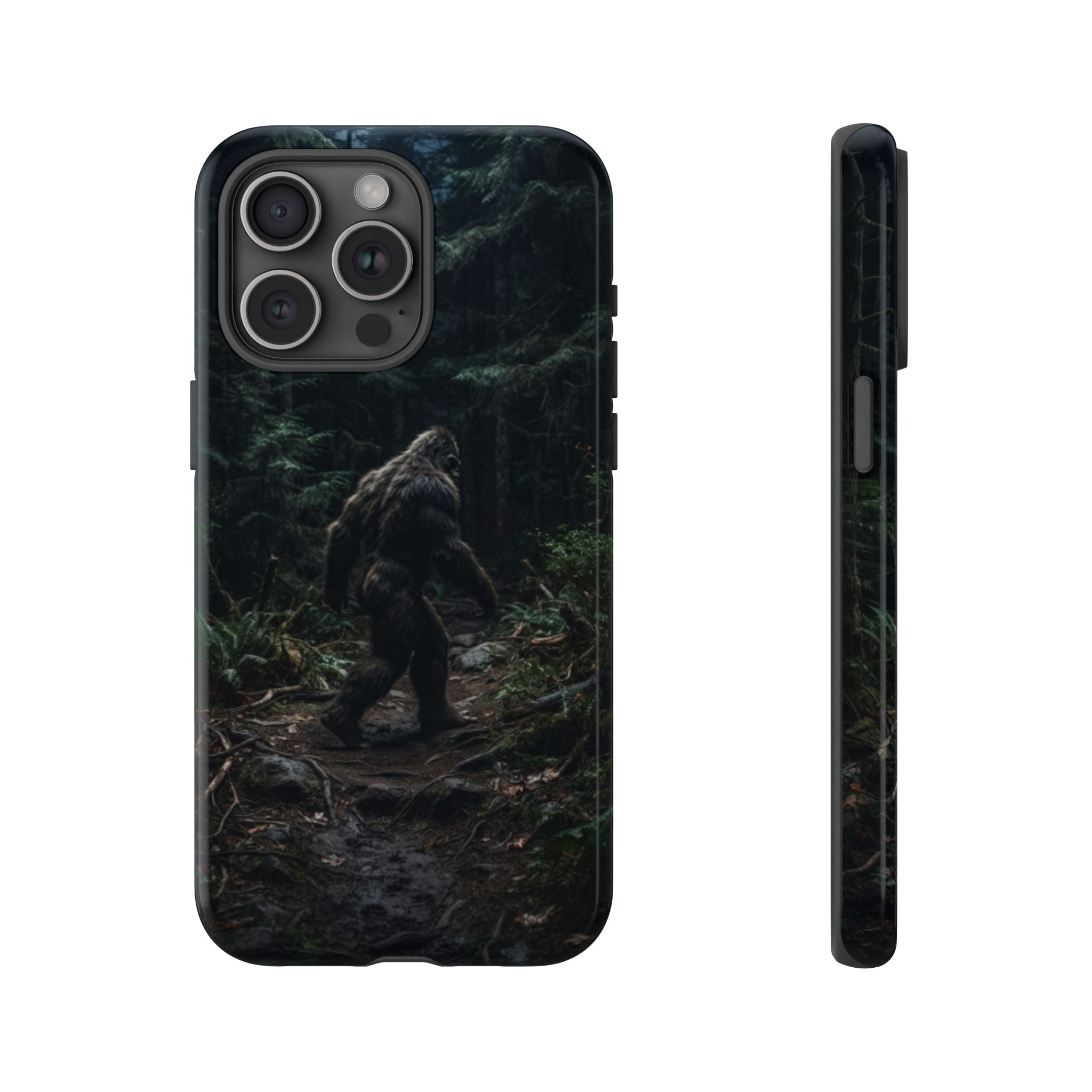 Bigfoot Forest Phone Case — Sasquatch Woodland Protective Cover