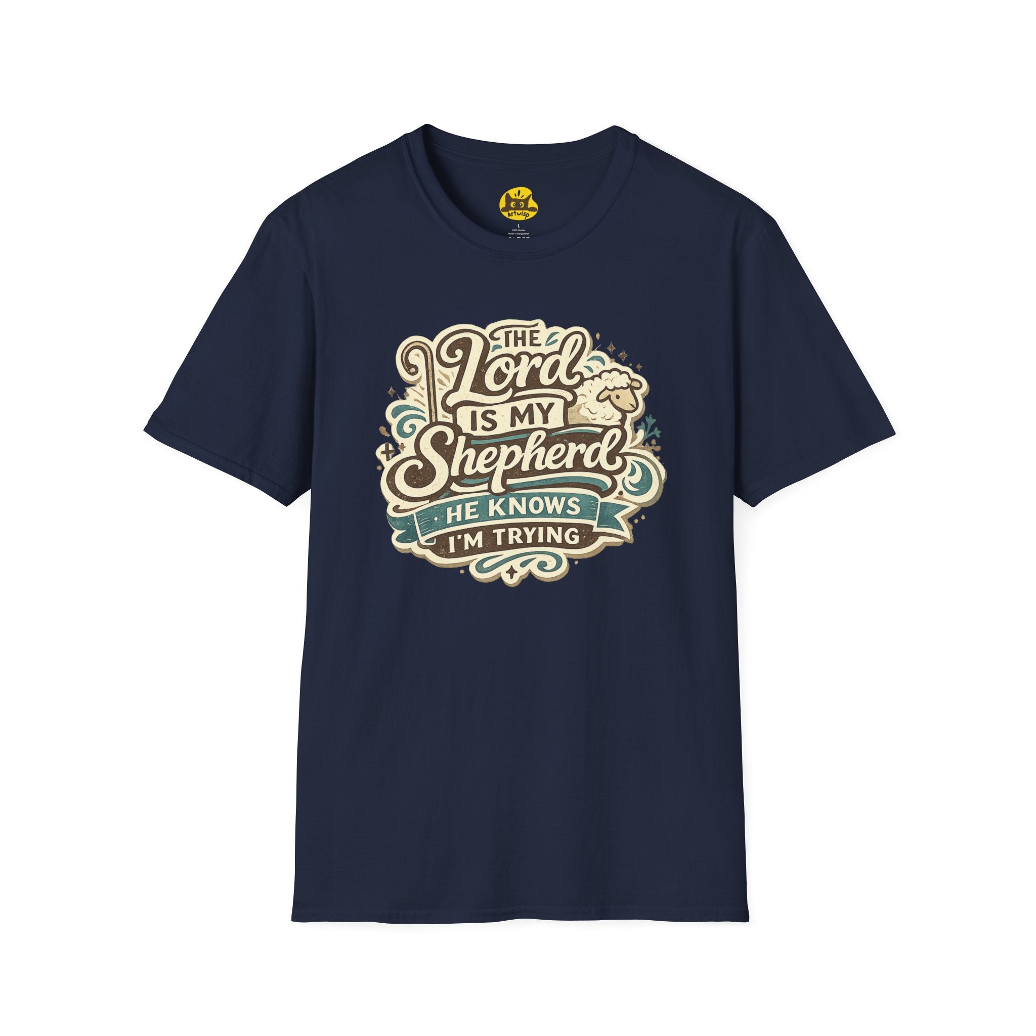 The Lord Is My Shepherd T-Shirt — Christian Faith Inspirational Tee
