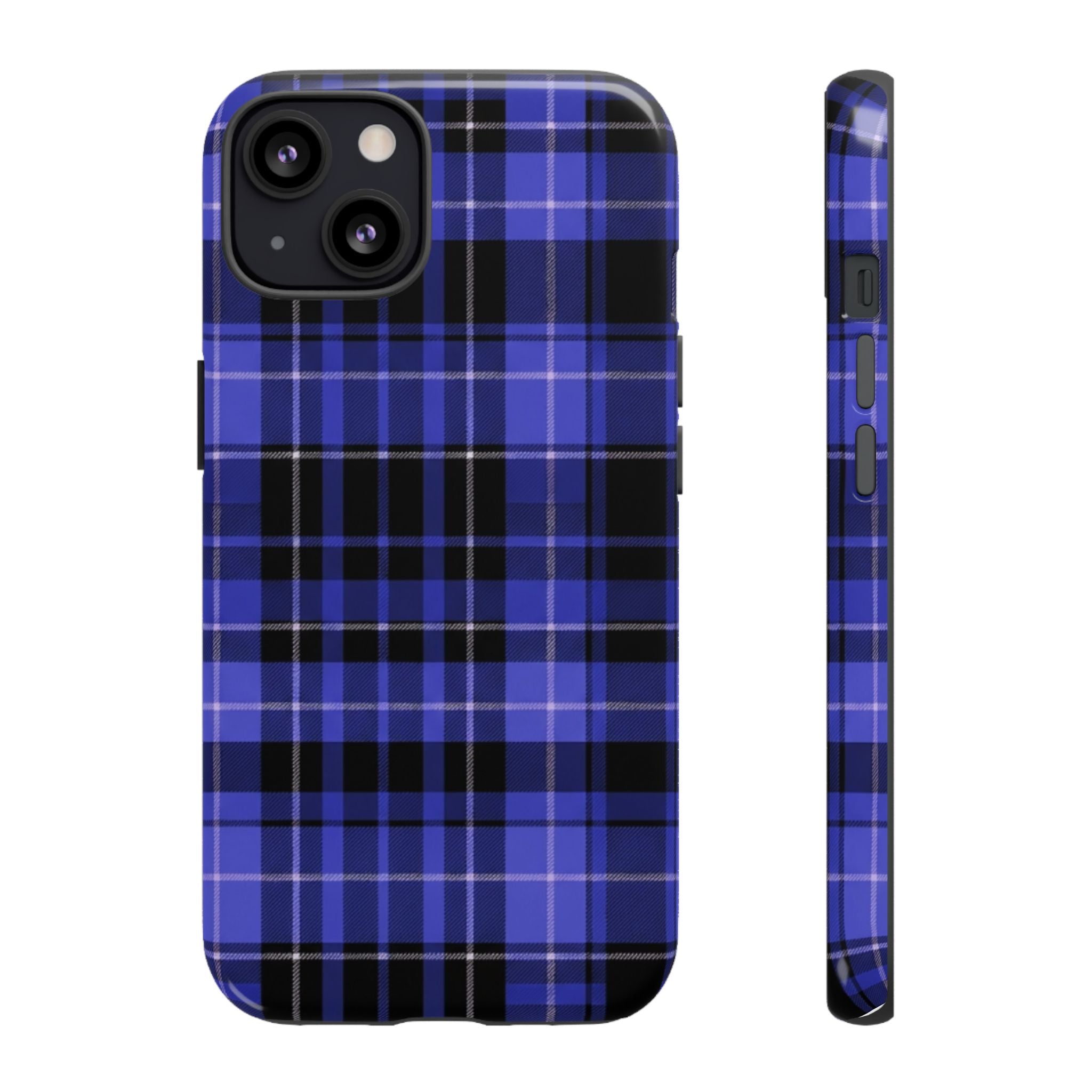 Blue Buffalo Plaid Tough Case — Blue Plaid Protective Phone Case
