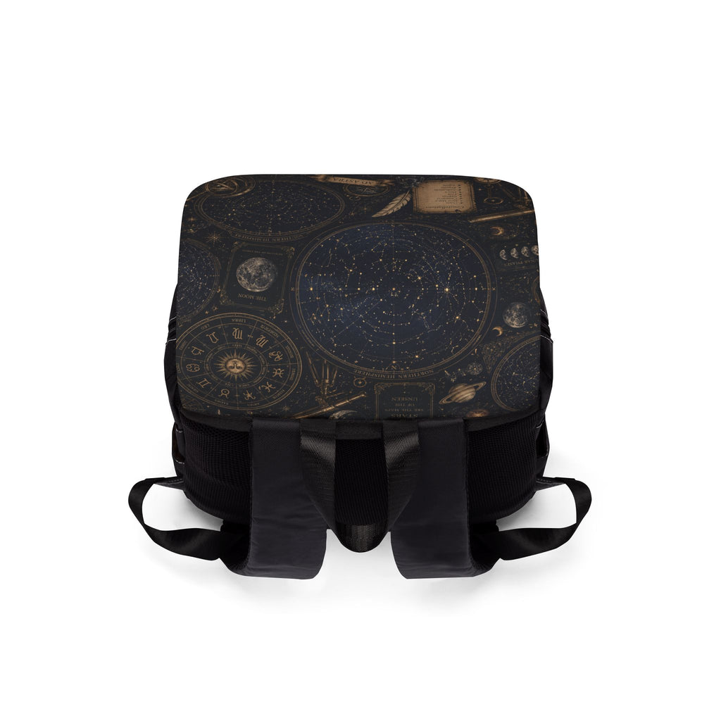 Astrology Star Map Shoulder Backpack – Celestial Constellation Shoulder Bag