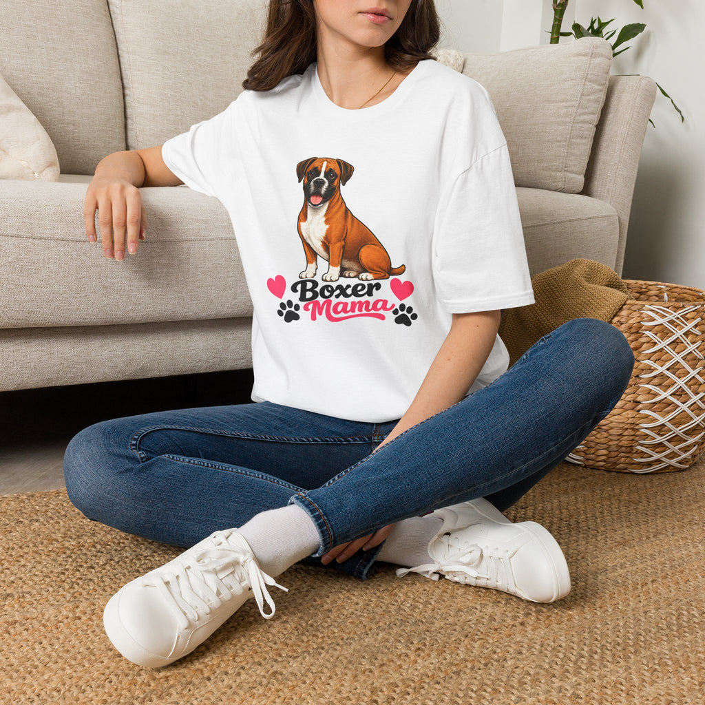Boxer Mama T-Shirt — Cute Boxer Dog Mom Tee