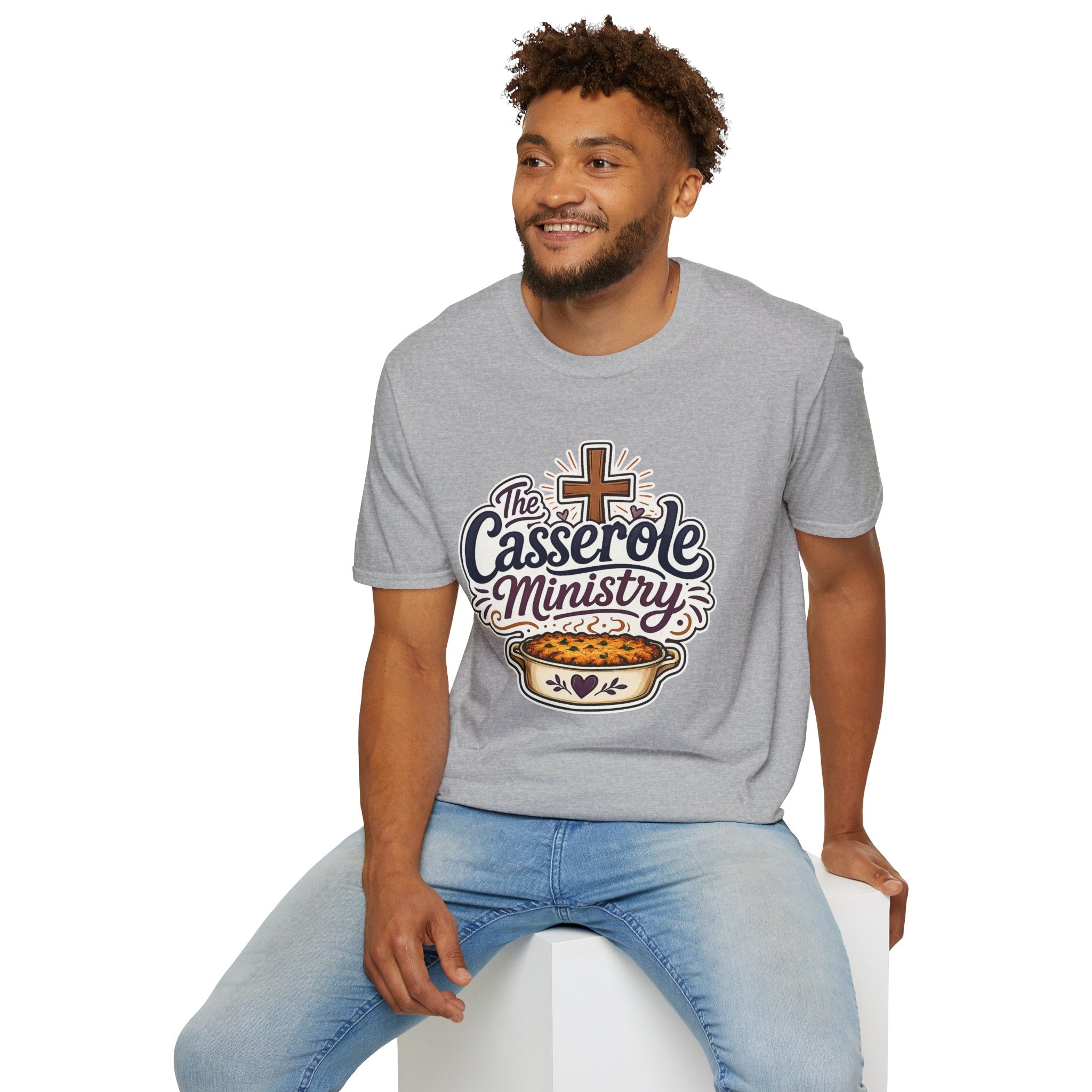 Casserole Ministry T‑Shirt — Faith & Fellowship Church Cooking Crew Tee