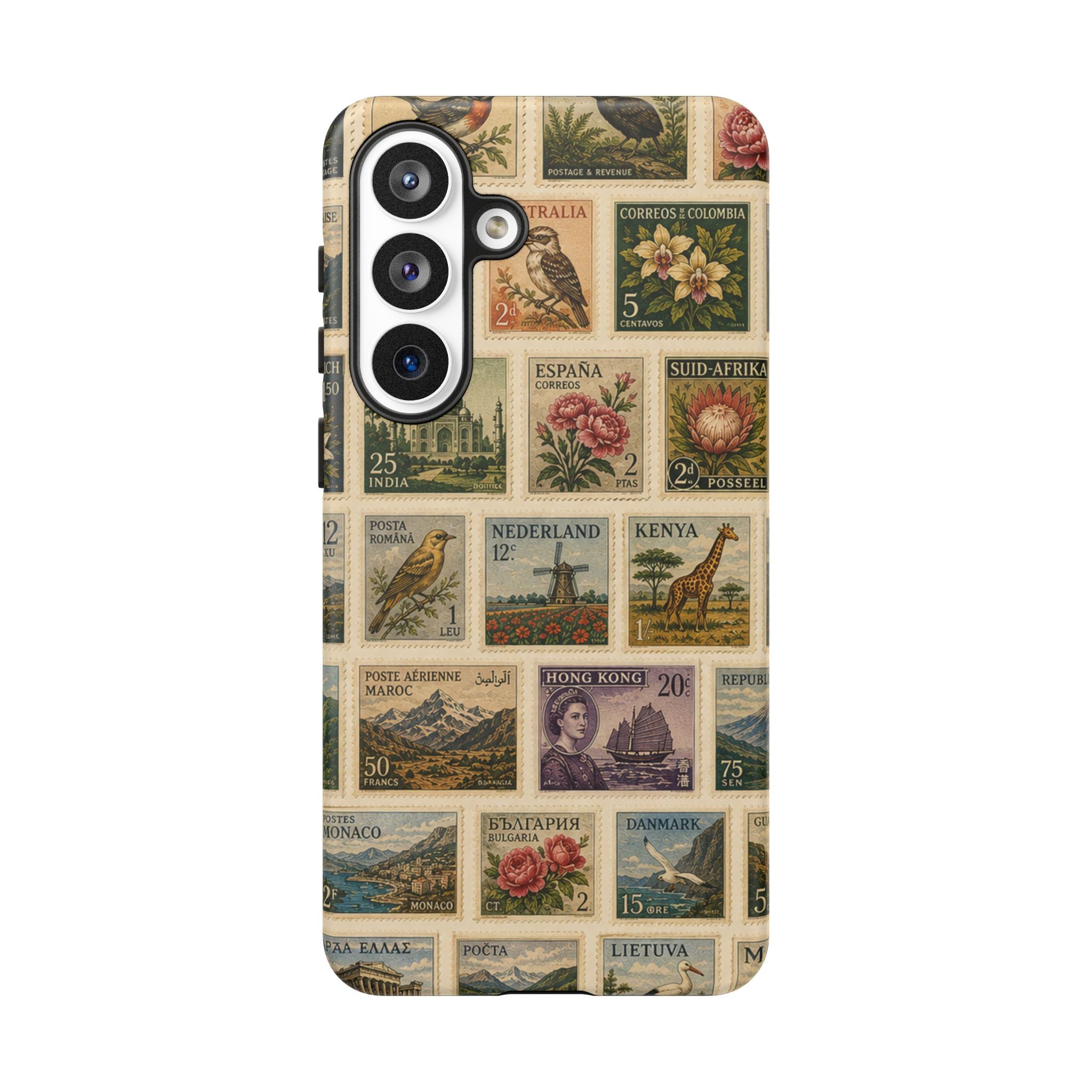 Vintage Postage Stamp Phone Case | Multiple Types