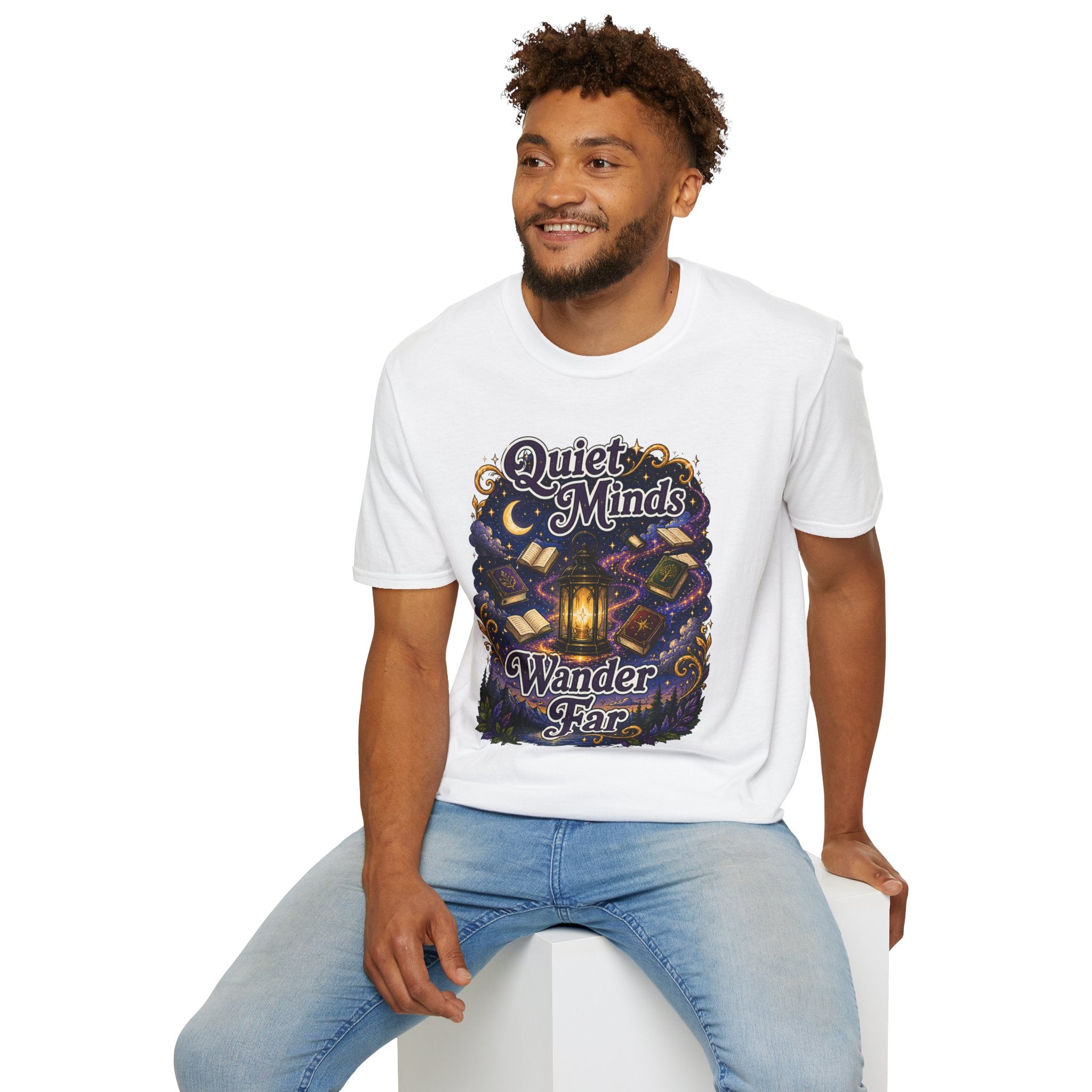 Quiet Minds T-Shirt — Wander Far Bookish Graphic Tee