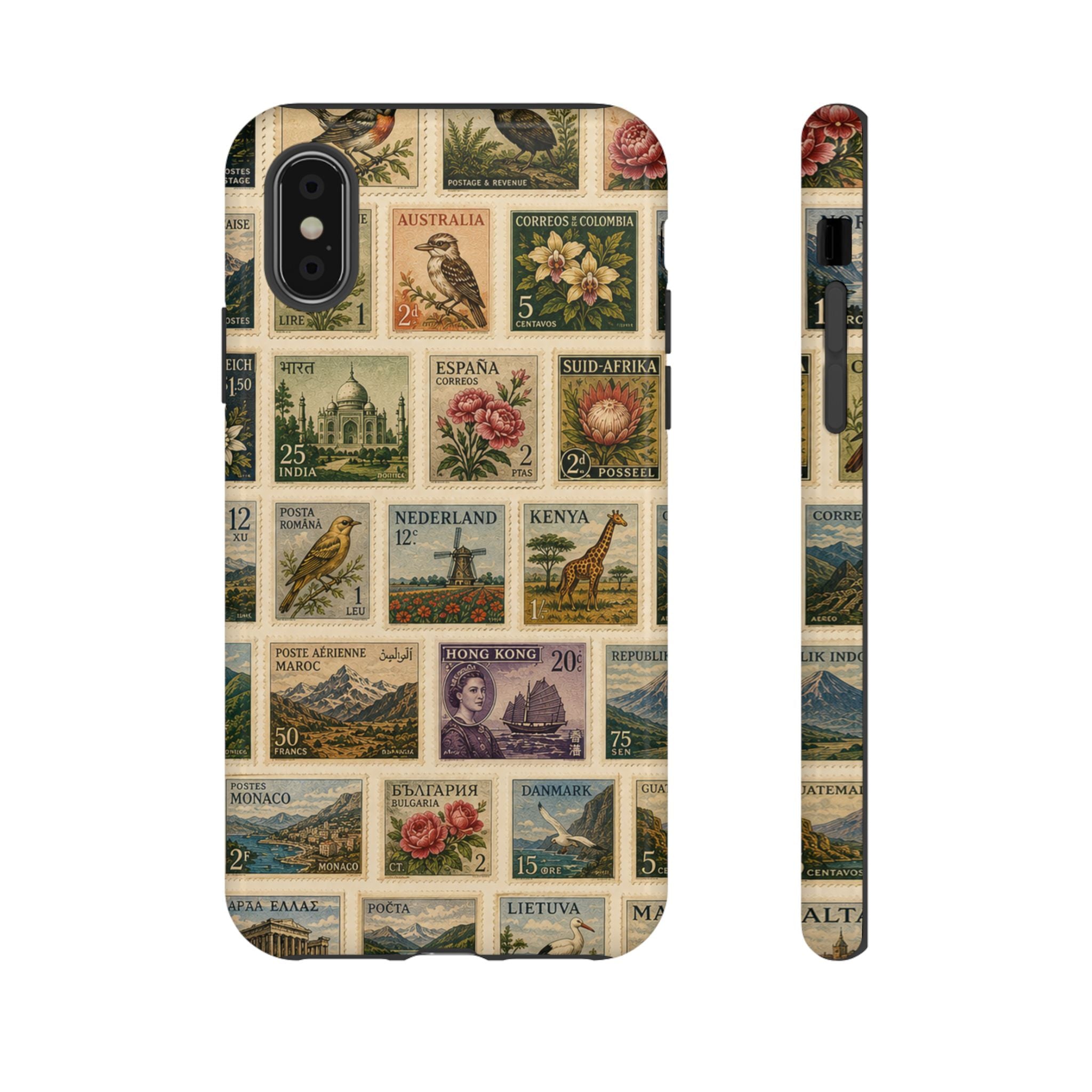 Vintage Postage Stamp Phone Case | Multiple Types