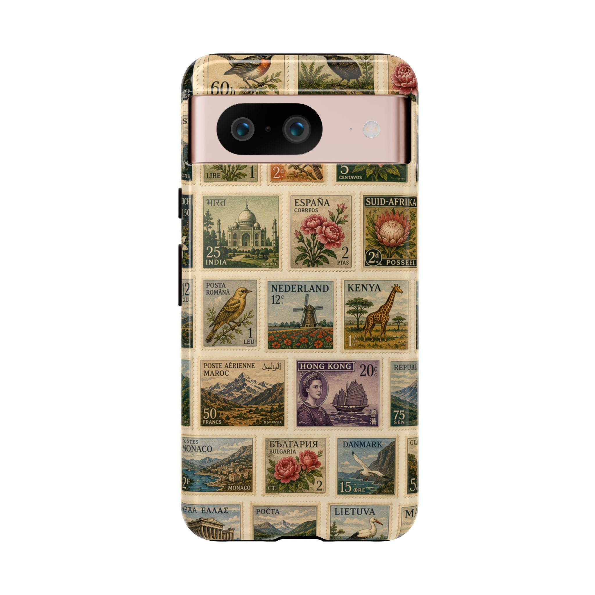 Vintage Postage Stamp Phone Case | Multiple Types