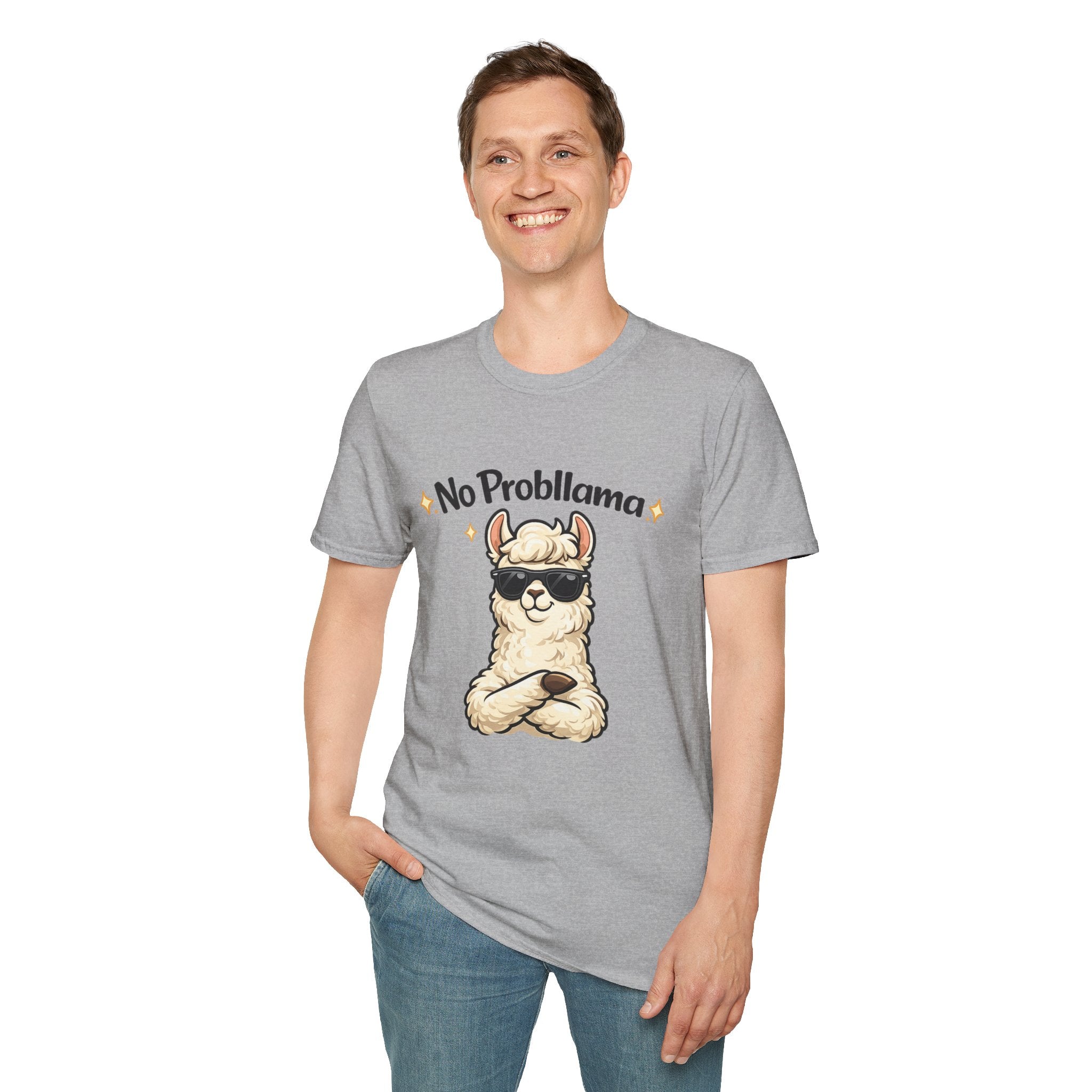 No Probllama T-Shirt — Funny Llama Graphic Tee