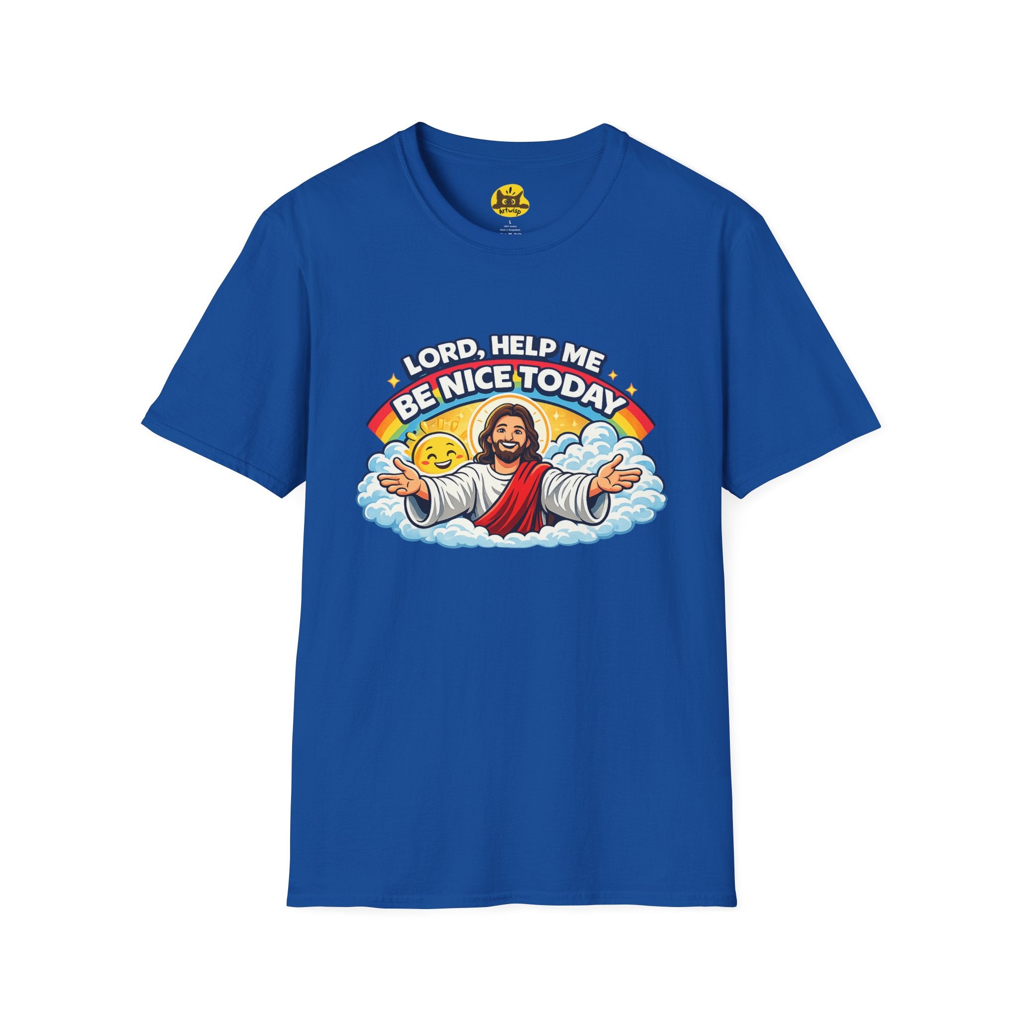 Lord Help Me Be Nice Today T-Shirt — Funny Jesus Christian Tee