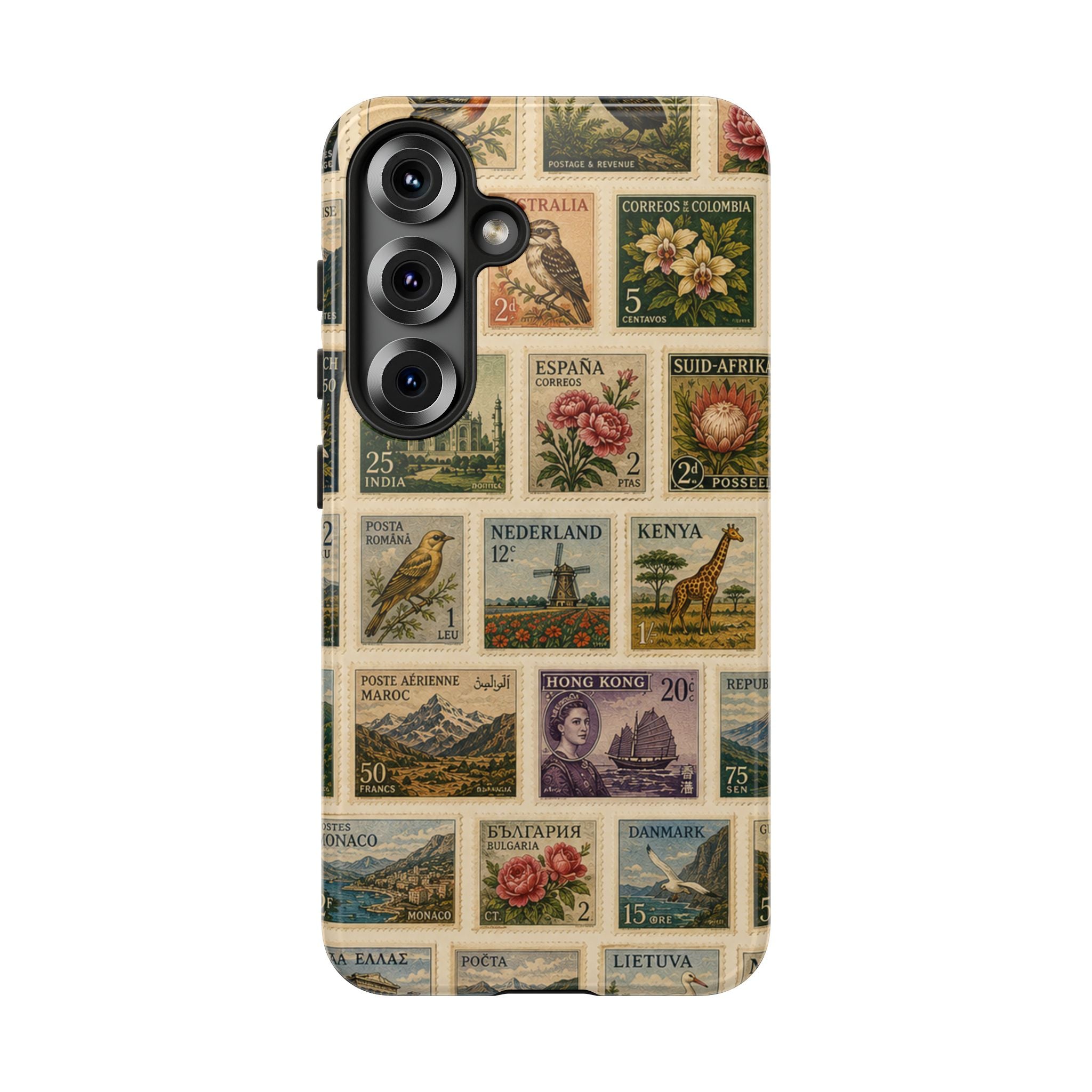 Vintage Postage Stamp Phone Case | Multiple Types