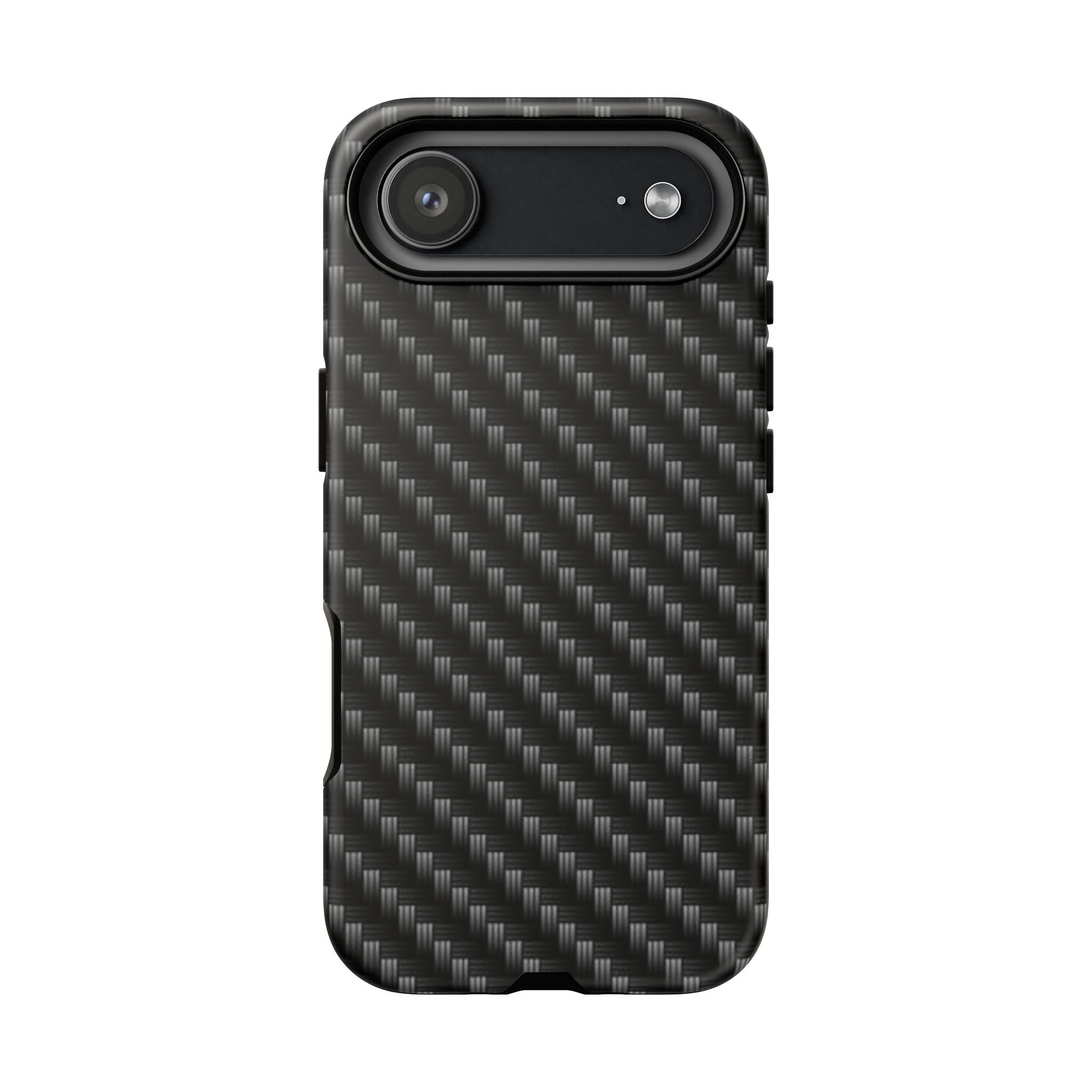 Carbon Fiber Pattern Tough Phone Case - Slim Protective Phone Cover
