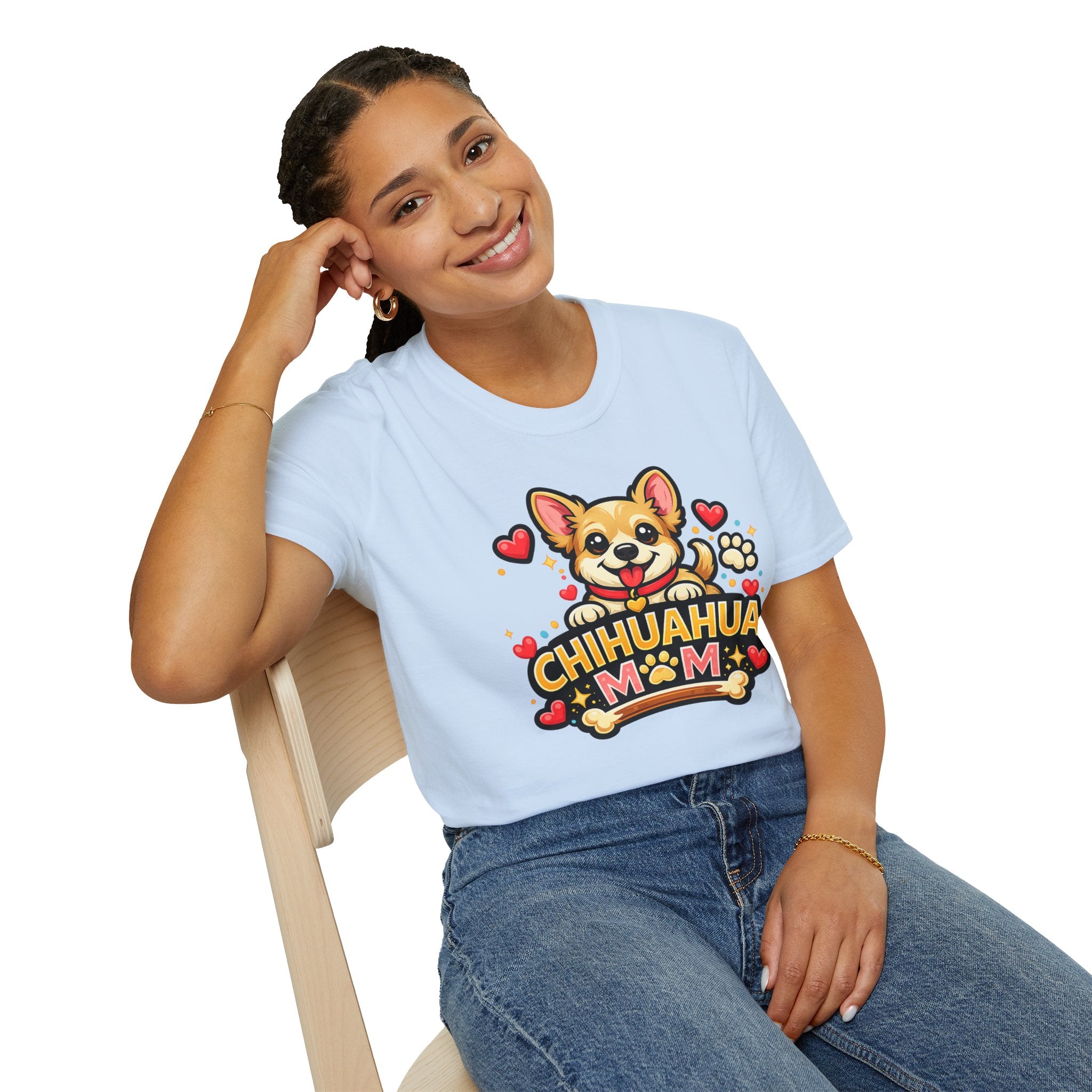 Chihuahua Mom T‑Shirt — Cute Dog Mom Graphic Tee