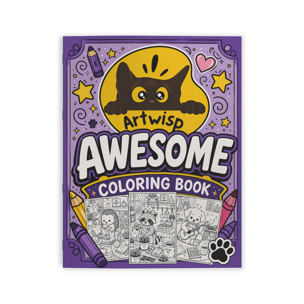 Awesome Cozy Animals Coloring Book — Cozy Coloring Book (Create. Color. Imagine.)