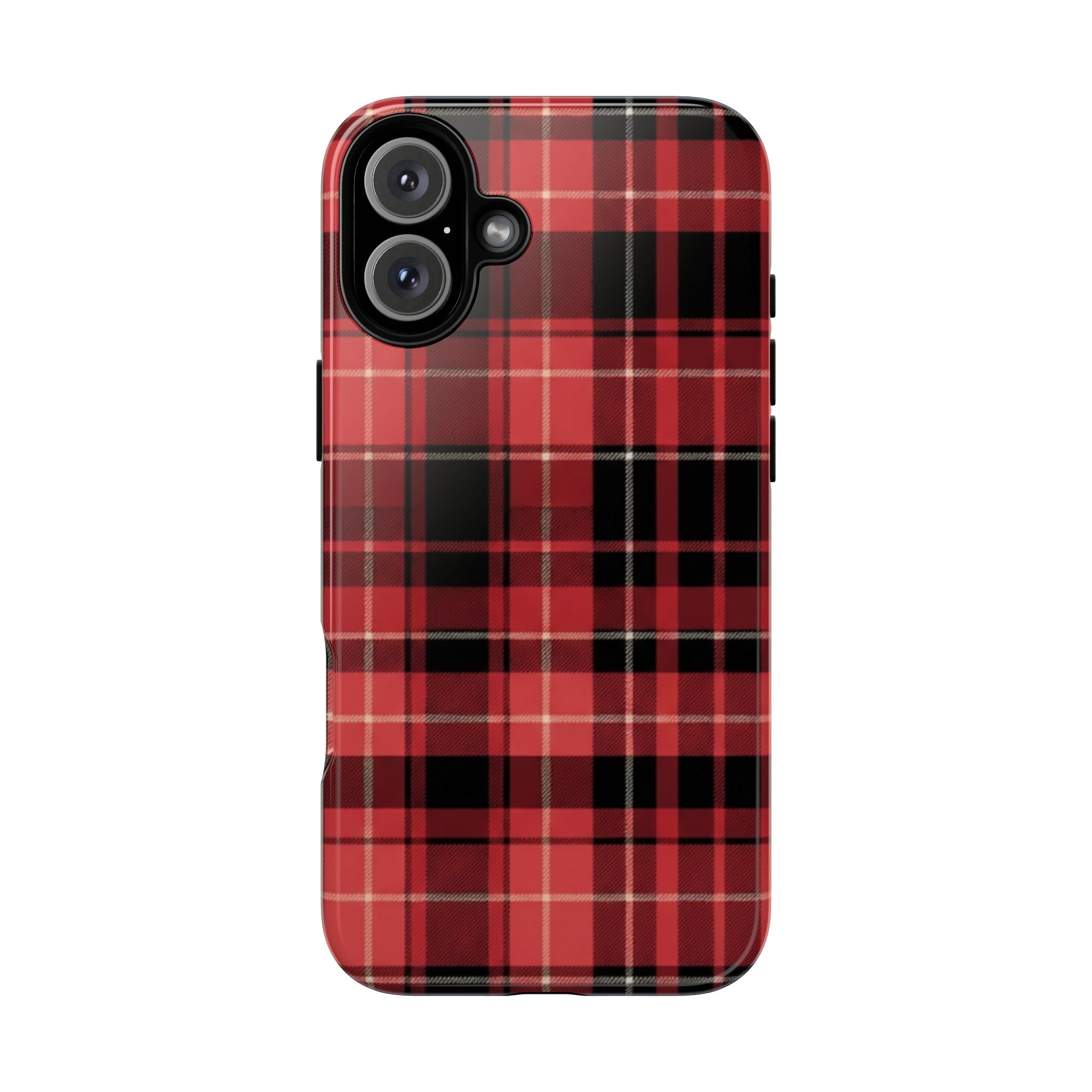 Red Black Buffalo Plaid Tough Phone Case