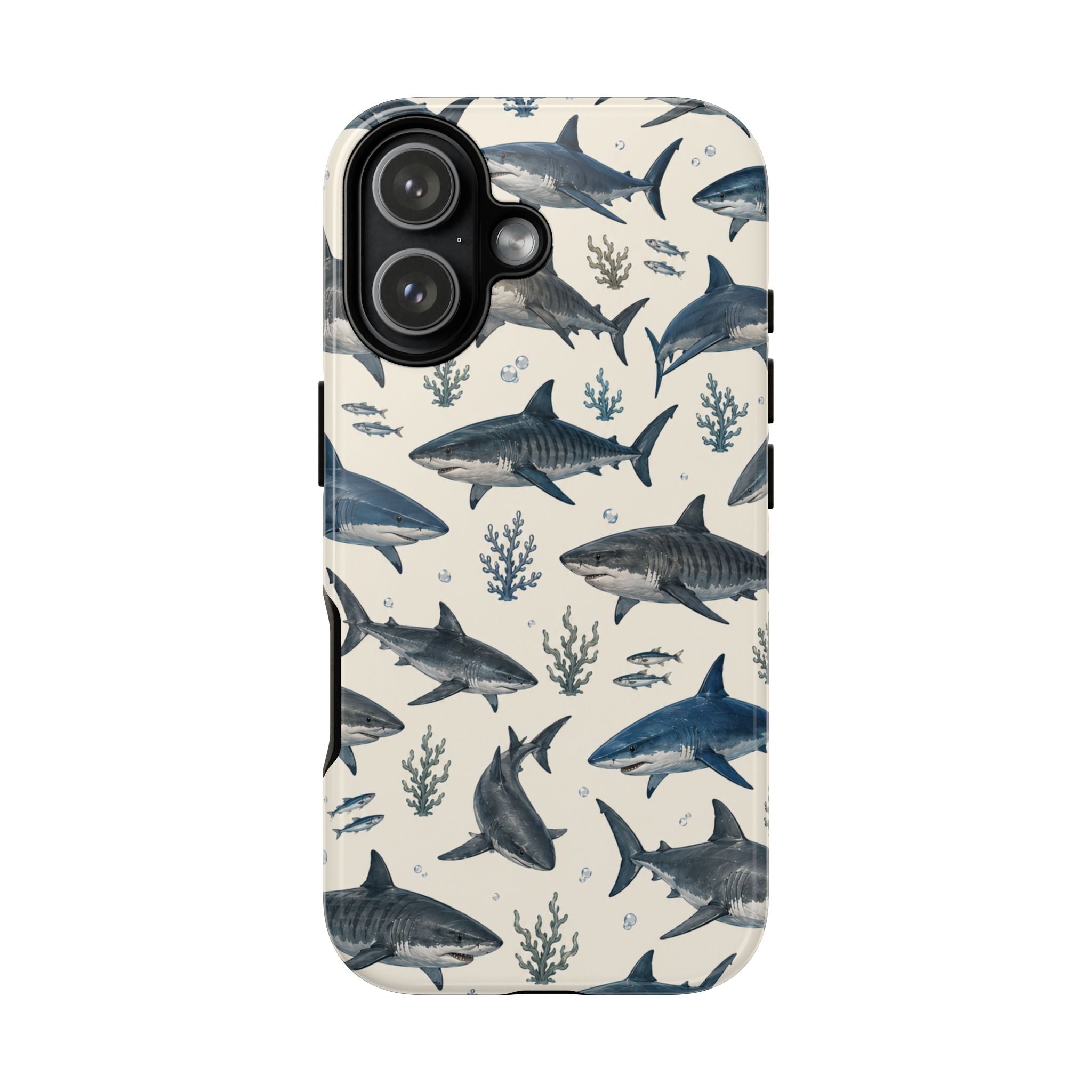 Shark Pattern Phone Case – Nautical Oceanic Phone Cover