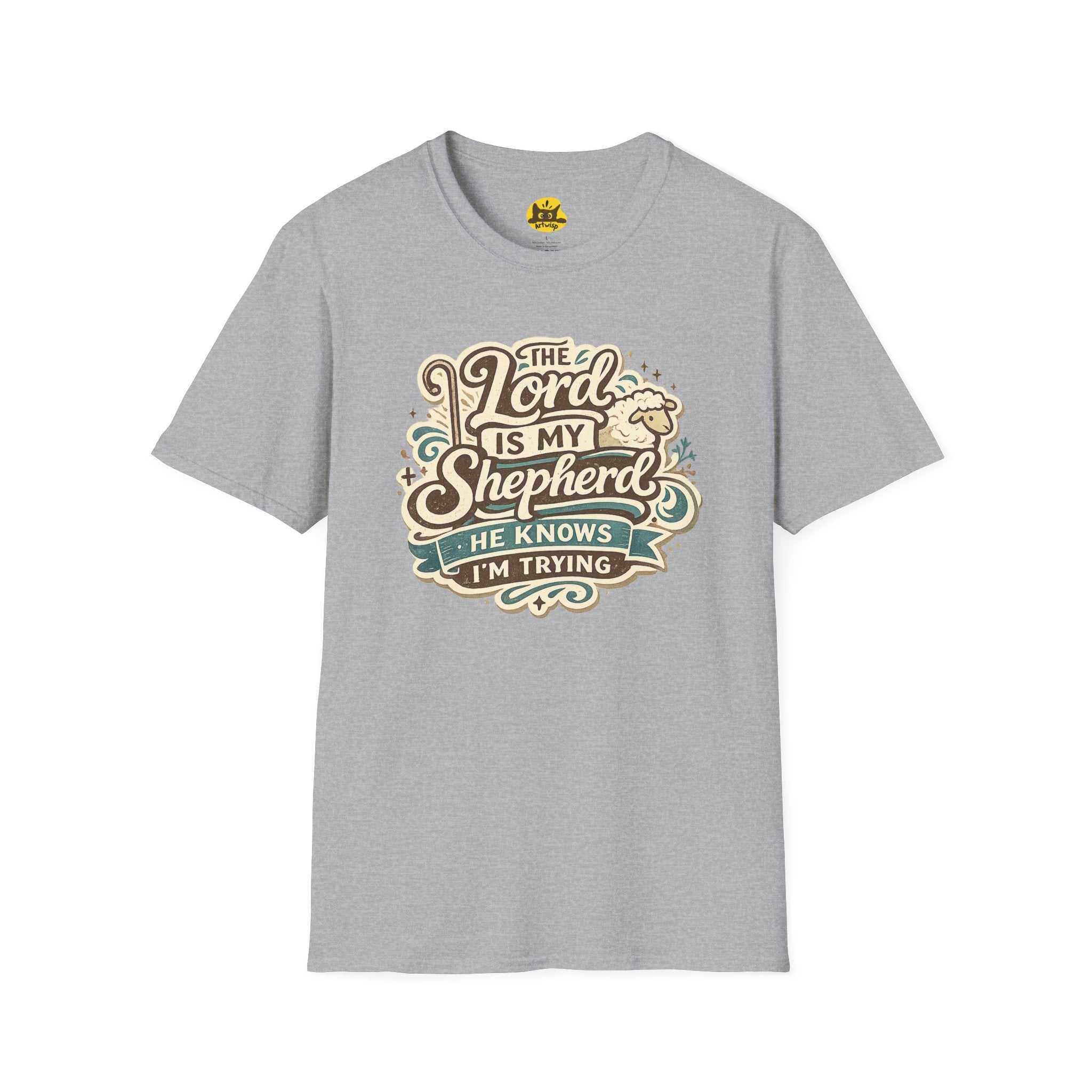 The Lord Is My Shepherd T-Shirt — Christian Faith Inspirational Tee