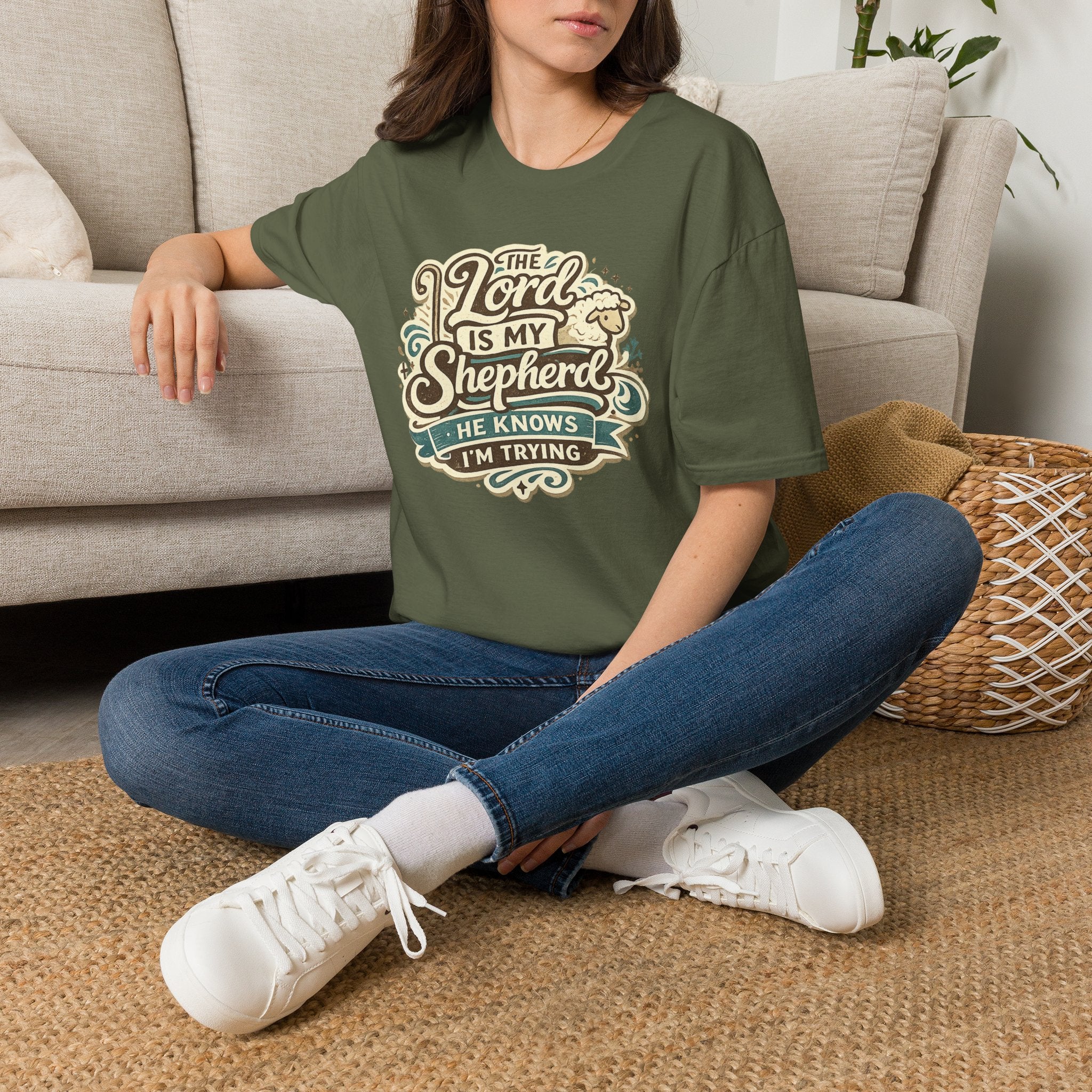 The Lord Is My Shepherd T-Shirt — Christian Faith Inspirational Tee