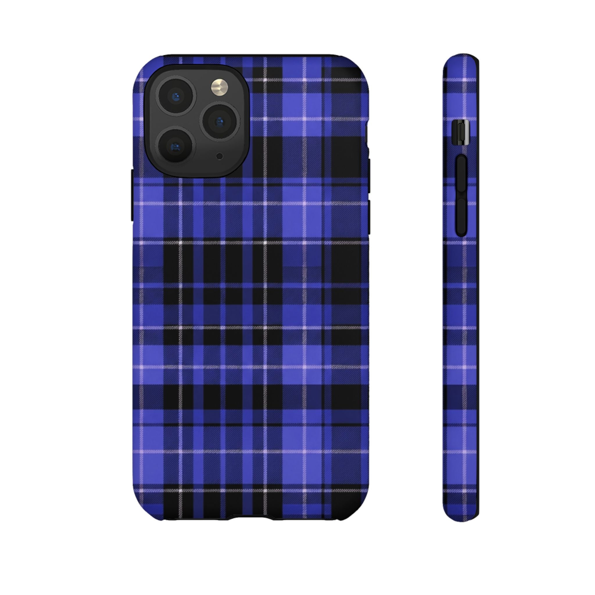 Blue Buffalo Plaid Tough Case — Blue Plaid Protective Phone Case