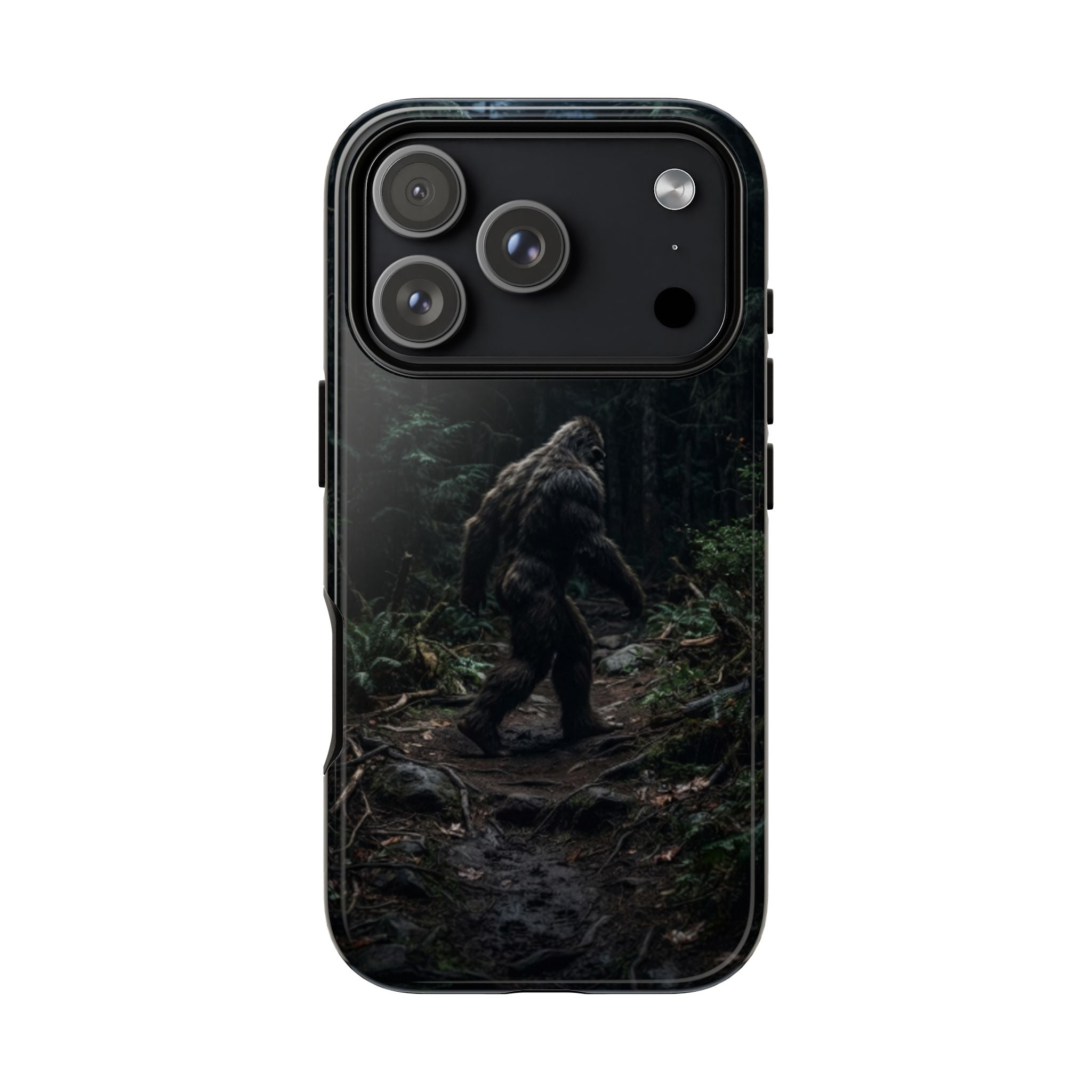 Bigfoot Forest Phone Case — Sasquatch Woodland Protective Cover