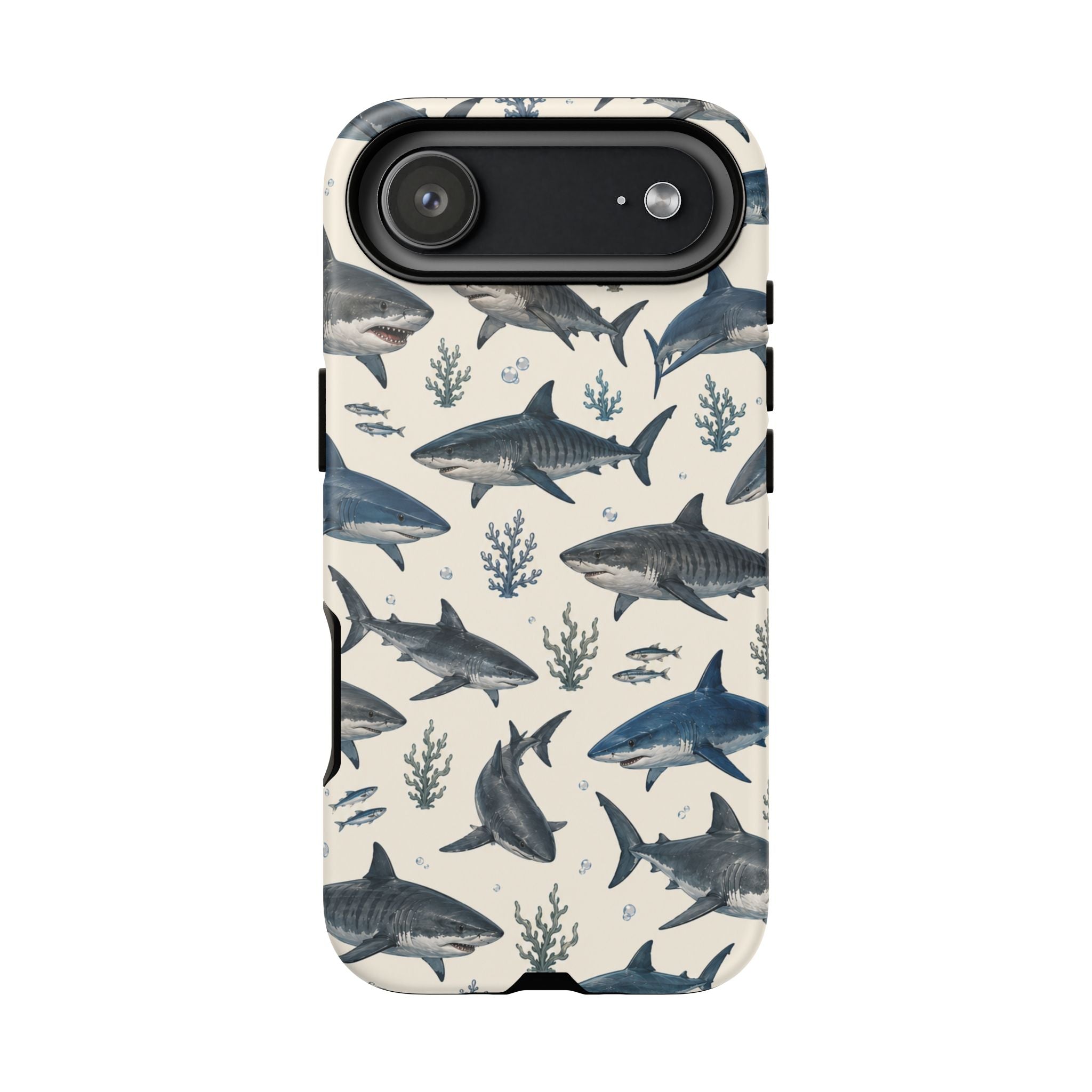 Shark Pattern Phone Case – Nautical Oceanic Phone Cover