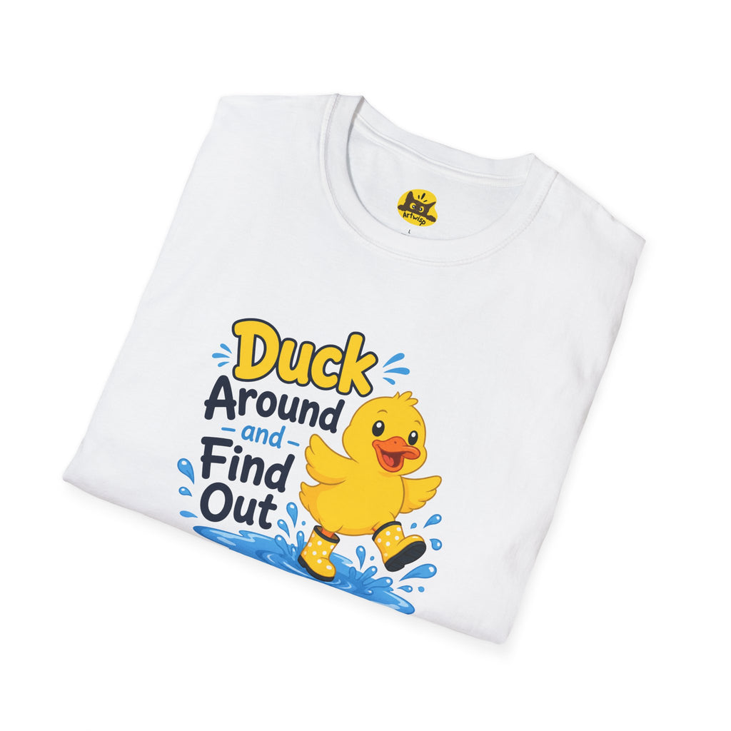 Duck Around and Find Out T-Shirt — Cute Rubber Duck Graphic Tee