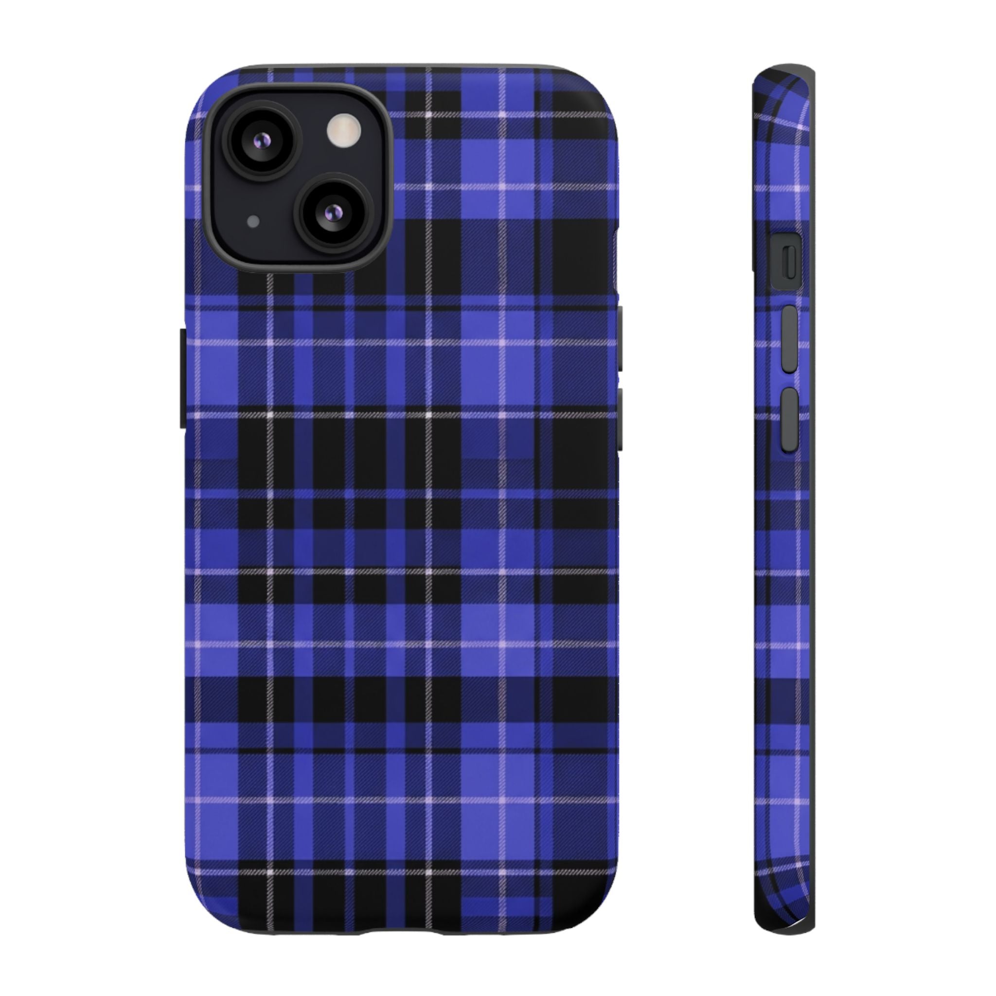 Blue Buffalo Plaid Tough Case — Blue Plaid Protective Phone Case