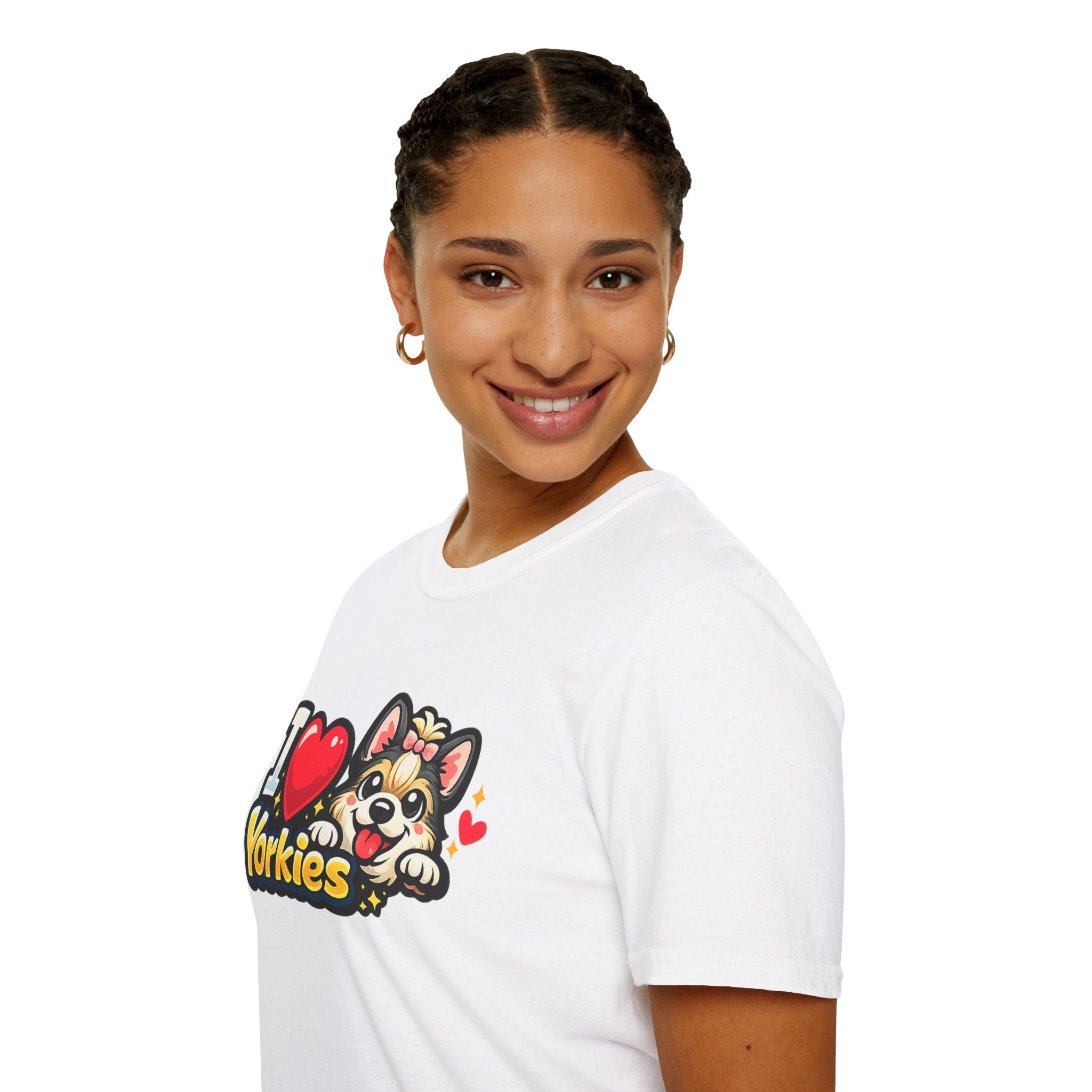I Heart Yorkies T‑Shirt — Cute Yorkie Dog Lover Tee