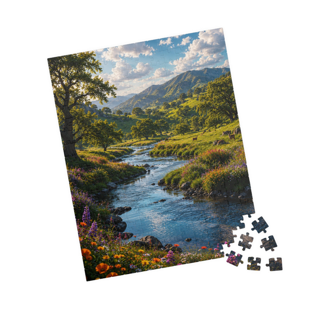 Scenic River Valley Jigsaw Puzzle — 110-1014 pcs Nature Puzzle
