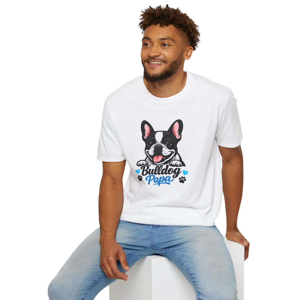 Bulldog Papa T-Shirt — Cute French Bulldog Dad Tee