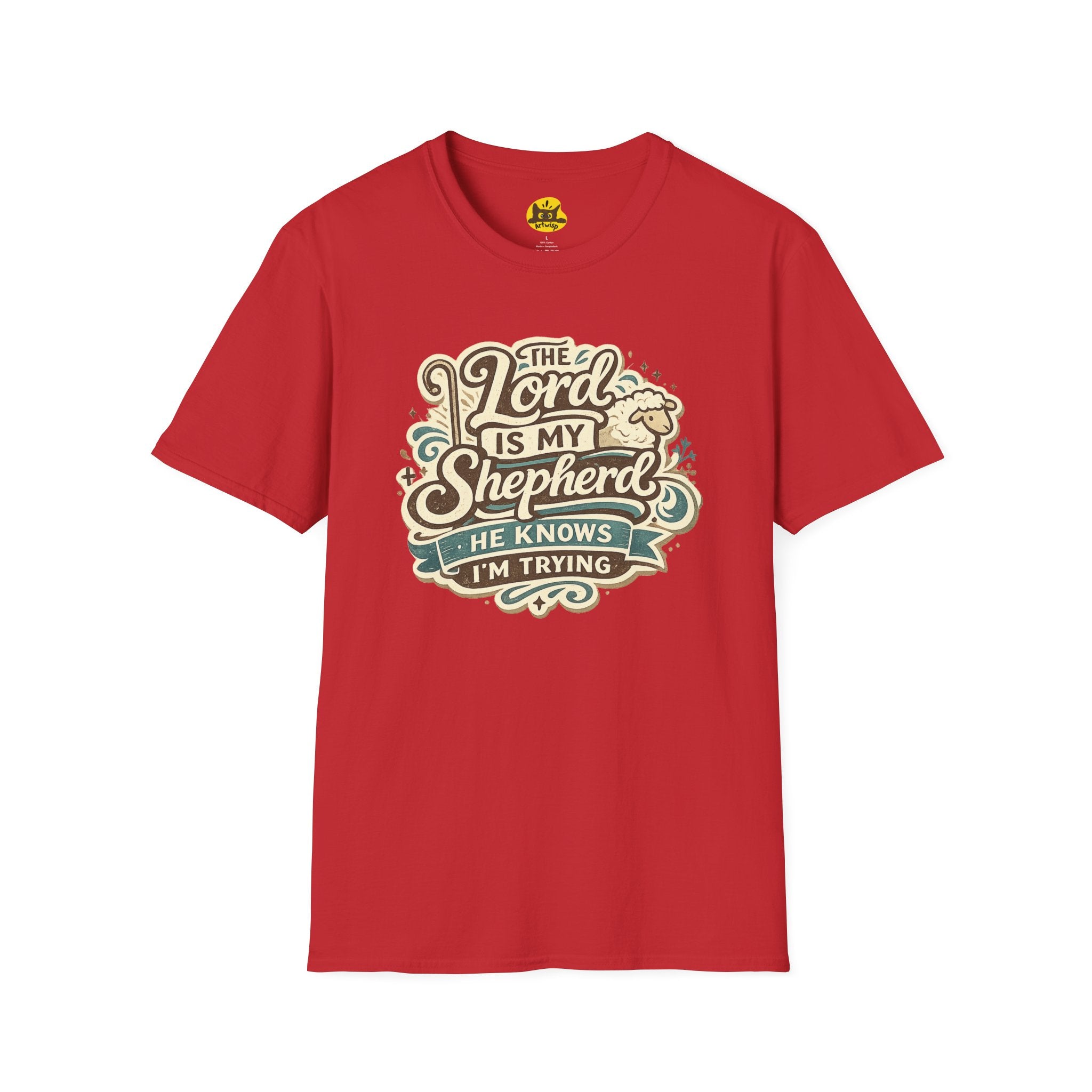 The Lord Is My Shepherd T-Shirt — Christian Faith Inspirational Tee