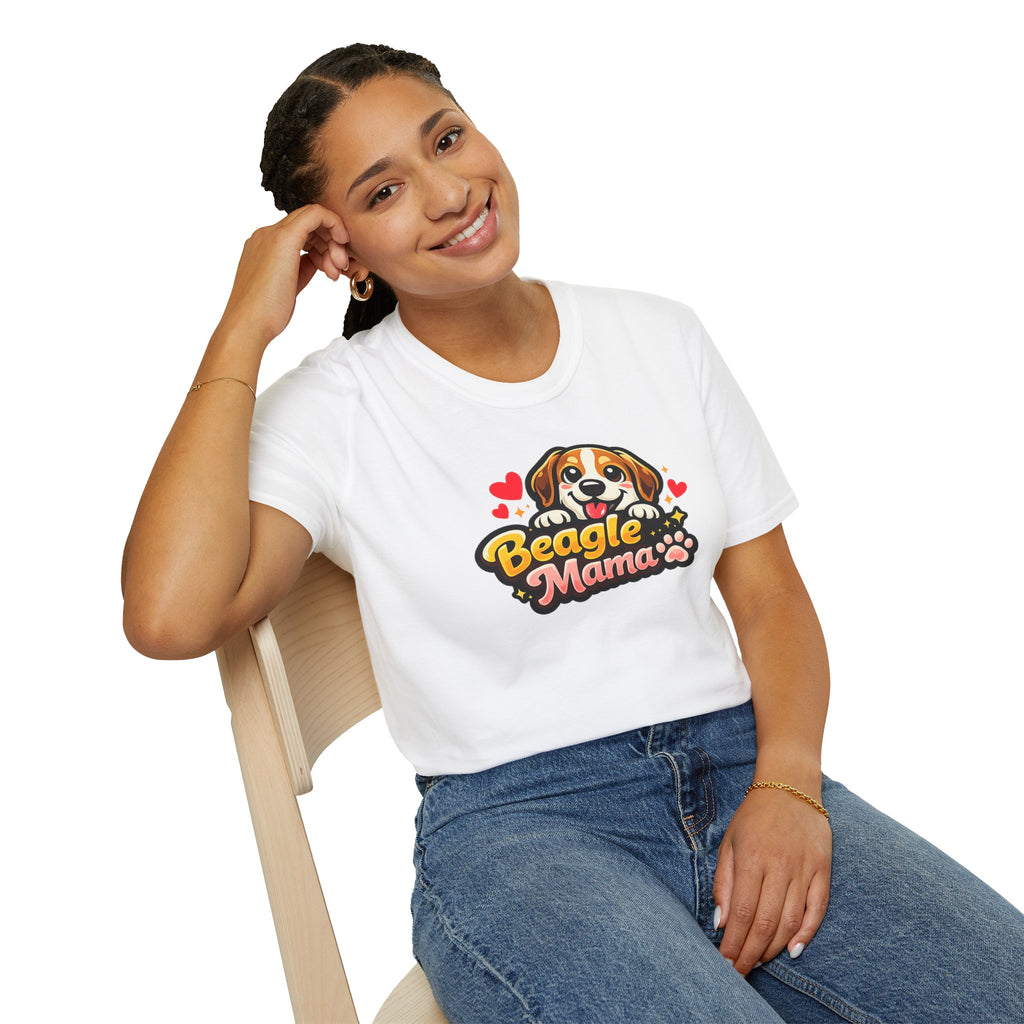 Beagle Mama T-Shirt — Cute Beagle Mom Dog Lover Graphic Tee