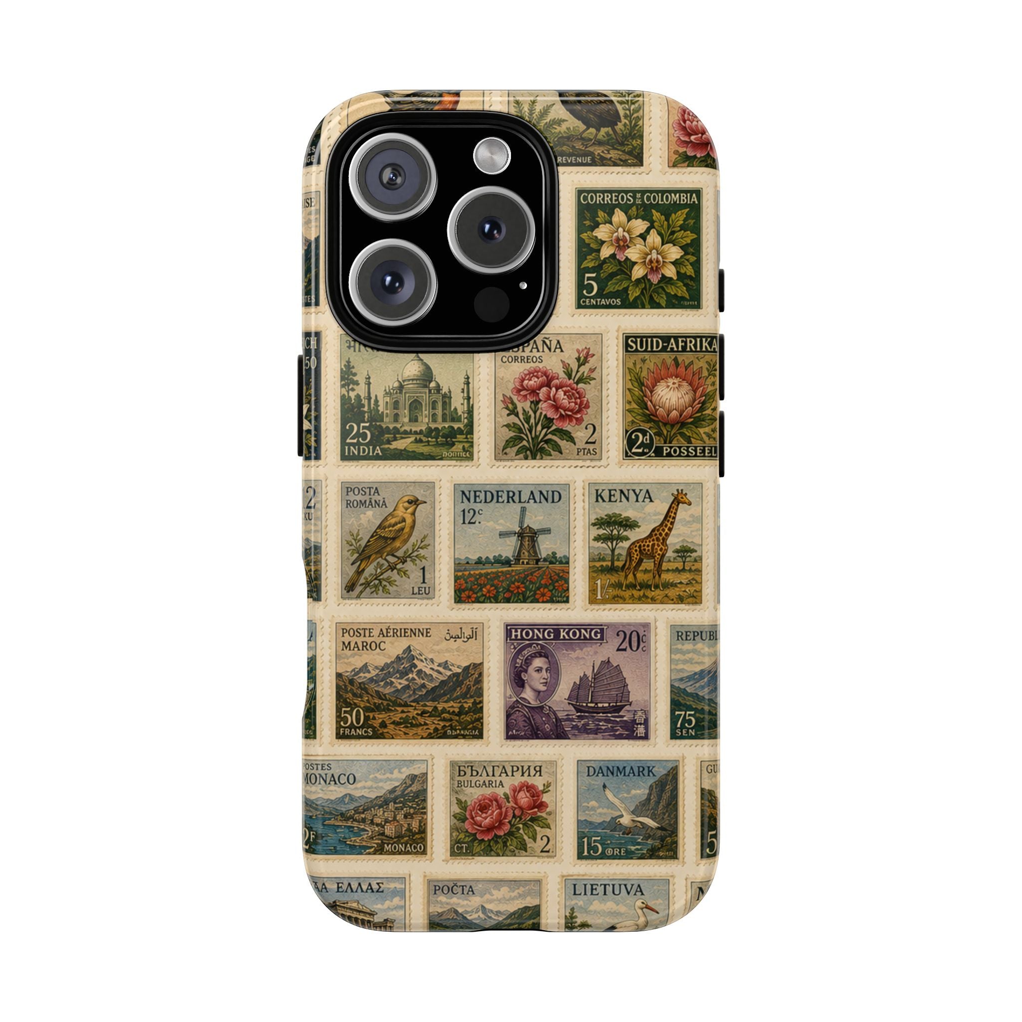 Vintage Postage Stamp Phone Case | Multiple Types