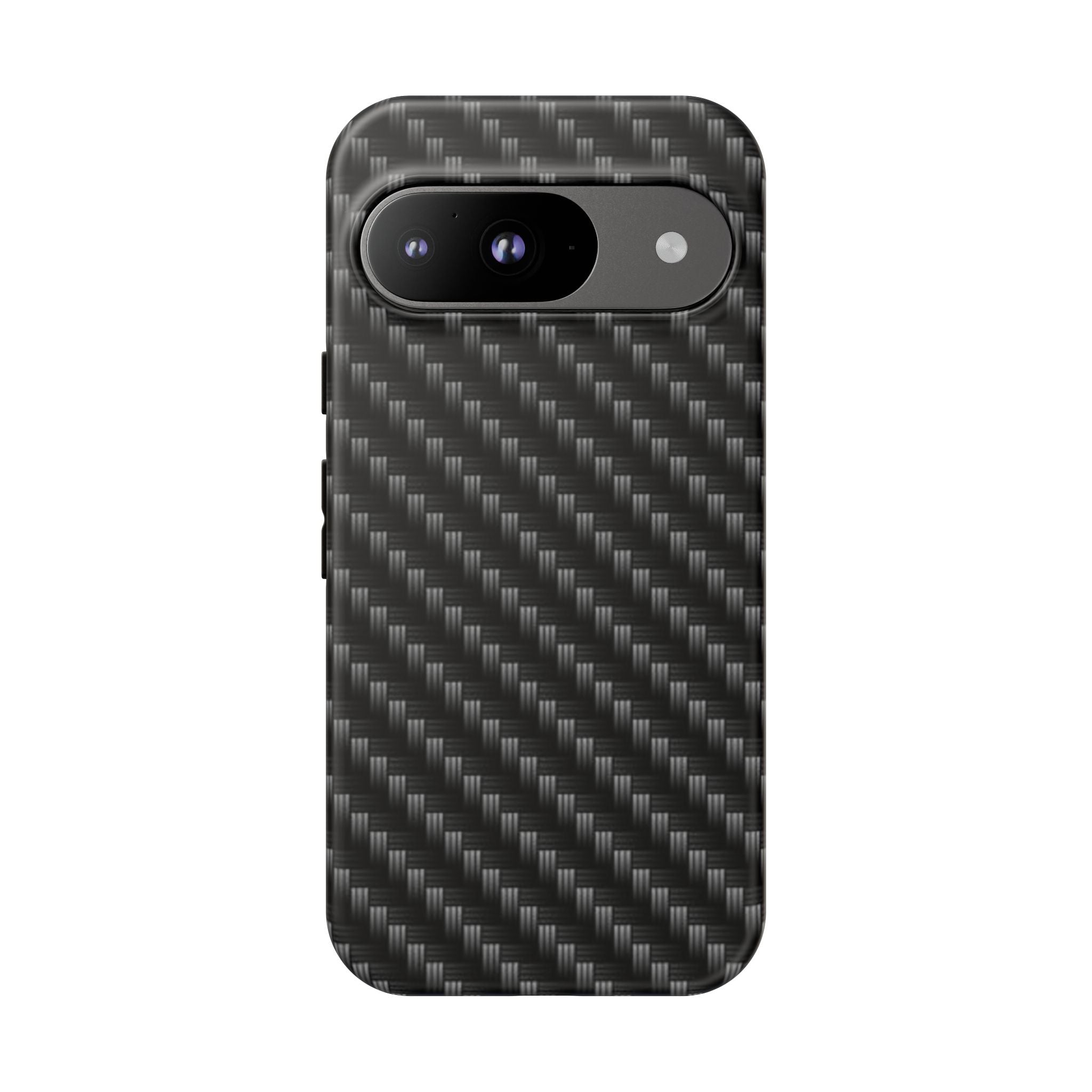 Carbon Fiber Pattern Tough Phone Case - Slim Protective Phone Cover