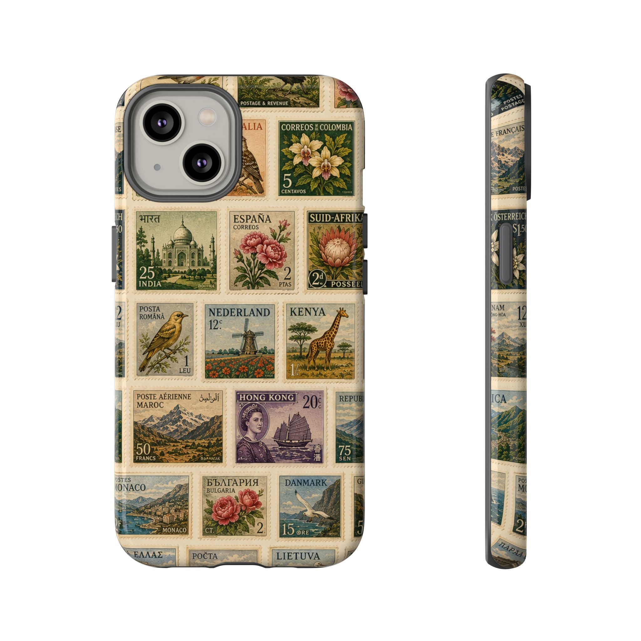 Vintage Postage Stamp Phone Case | Multiple Types