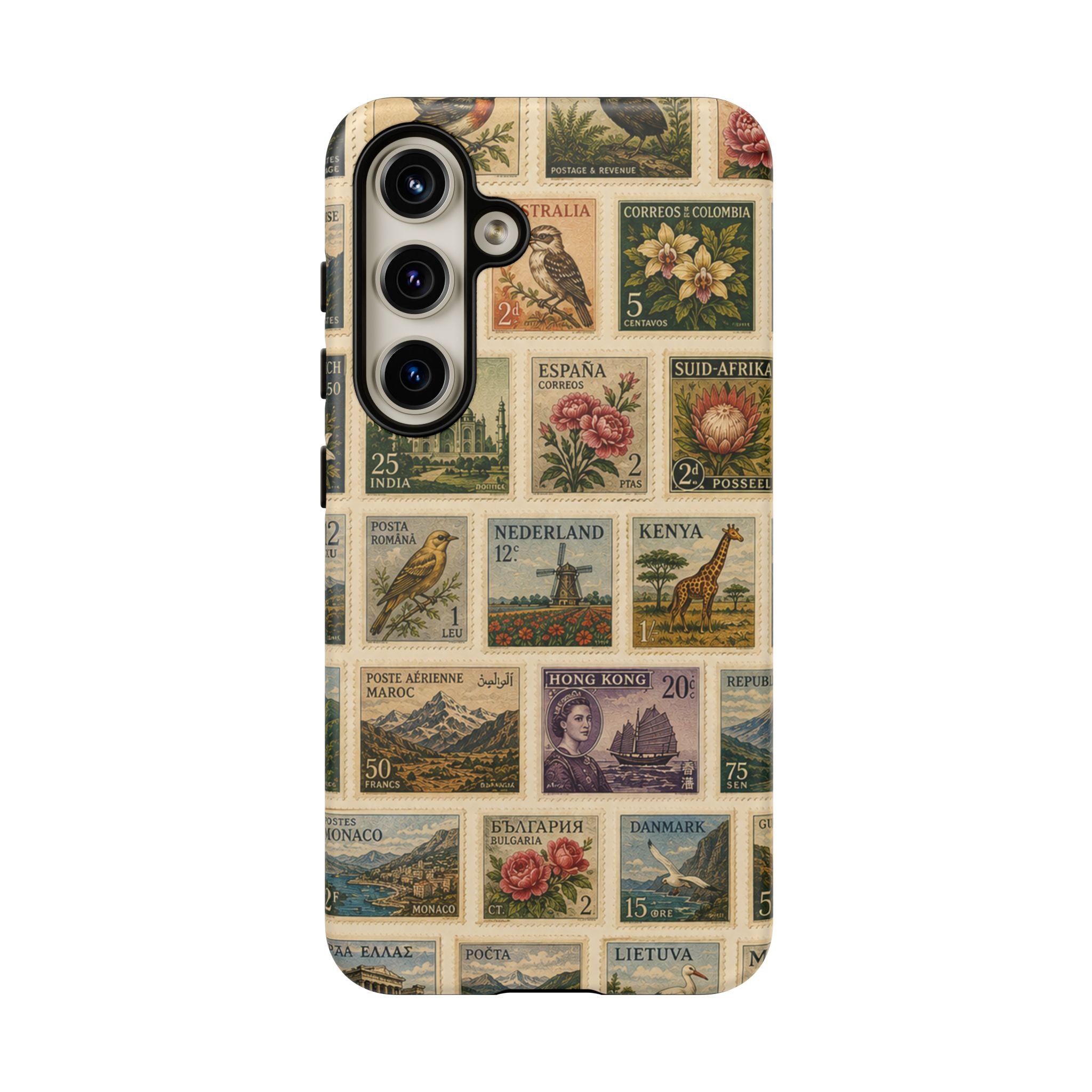 Vintage Postage Stamp Phone Case | Multiple Types