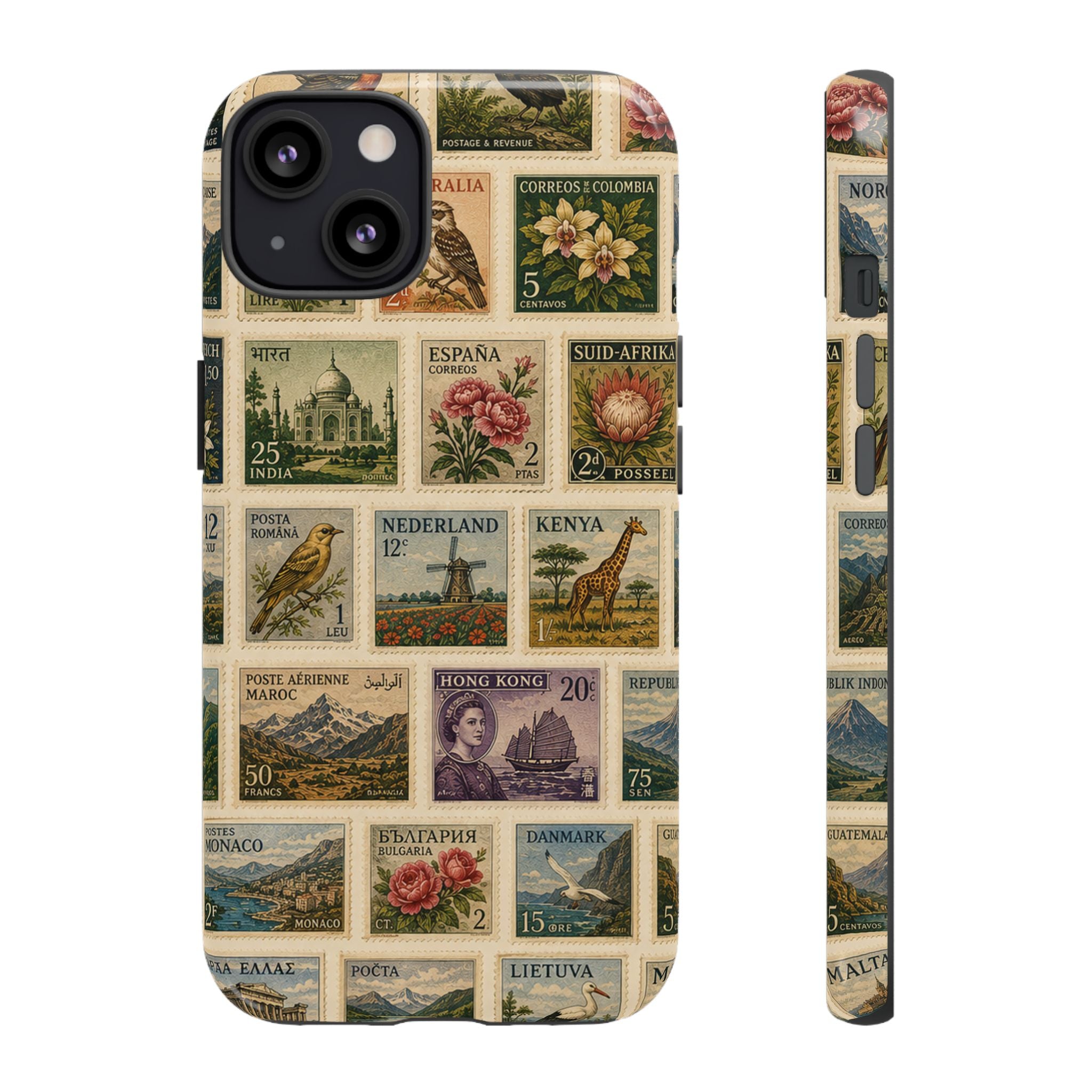 Vintage Postage Stamp Phone Case | Multiple Types