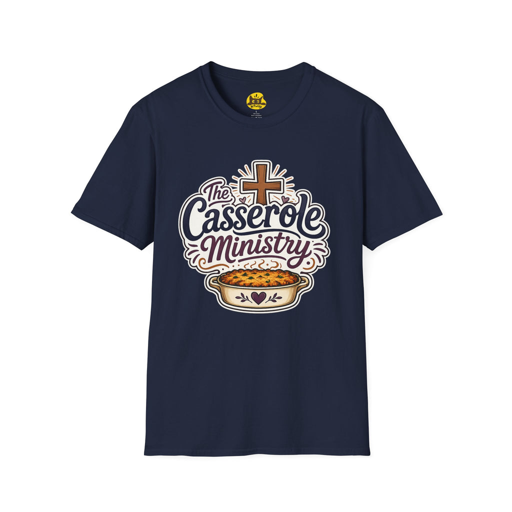 Casserole Ministry T‑Shirt — Faith & Fellowship Church Cooking Crew Tee