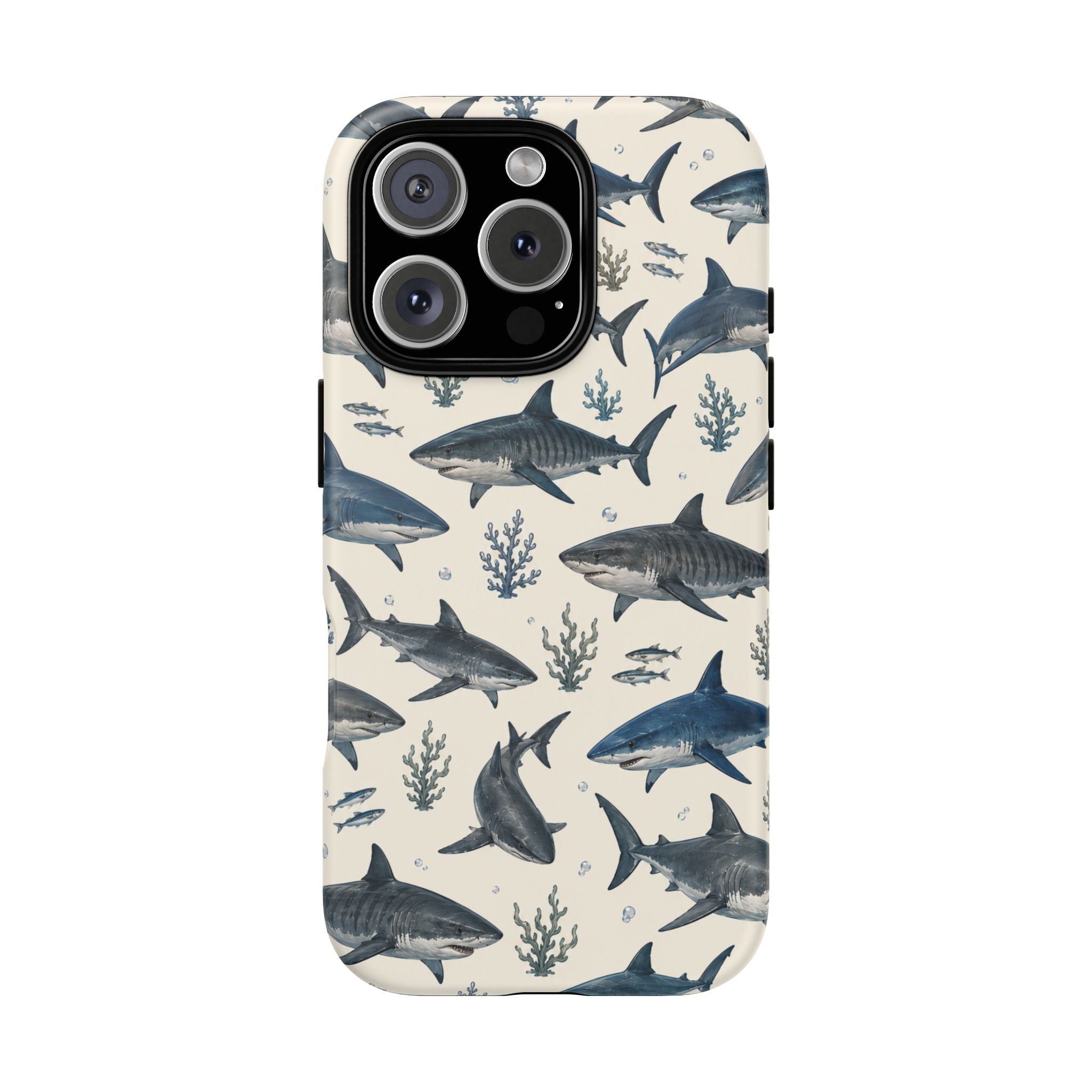 Shark Pattern Phone Case – Nautical Oceanic Phone Cover