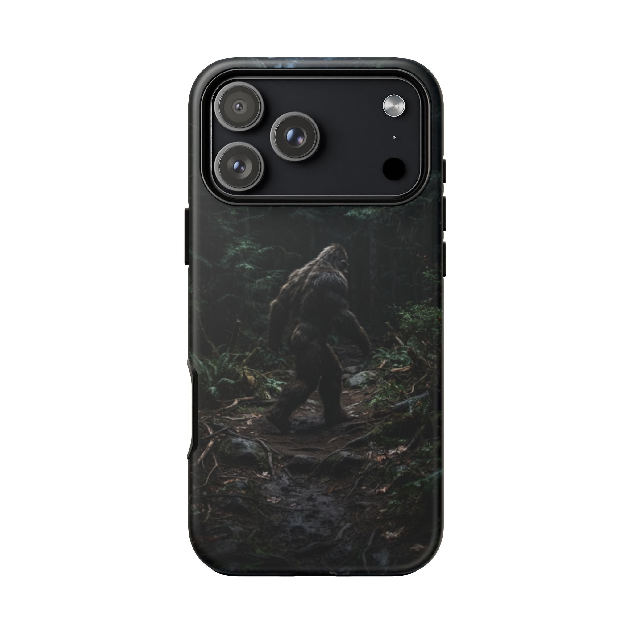 Bigfoot Forest Phone Case — Sasquatch Woodland Protective Cover
