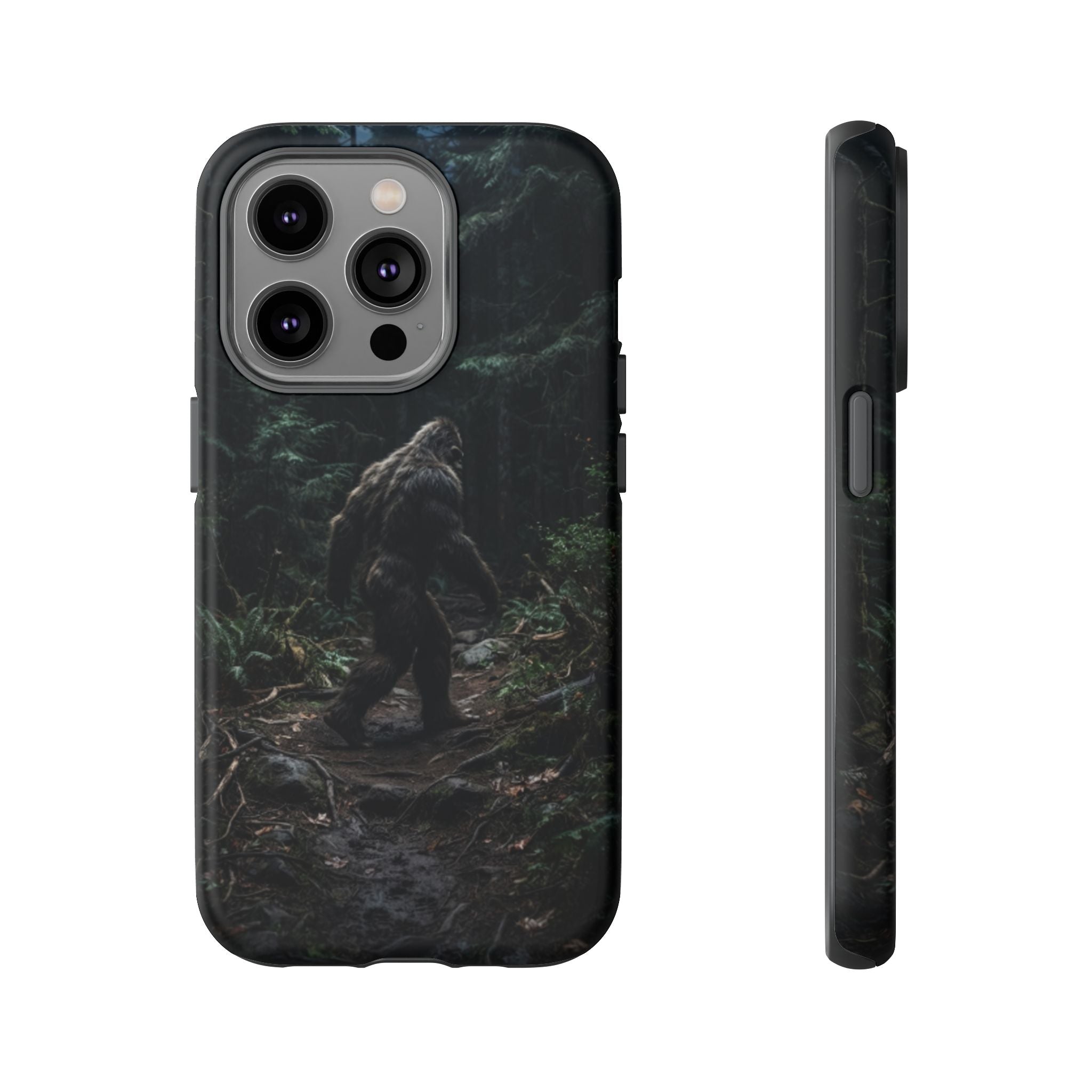 Bigfoot Forest Phone Case — Sasquatch Woodland Protective Cover