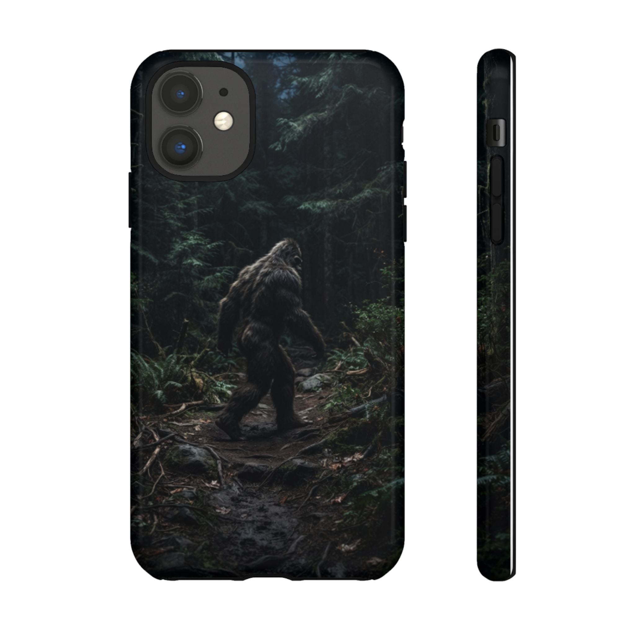 Bigfoot Forest Phone Case — Sasquatch Woodland Protective Cover