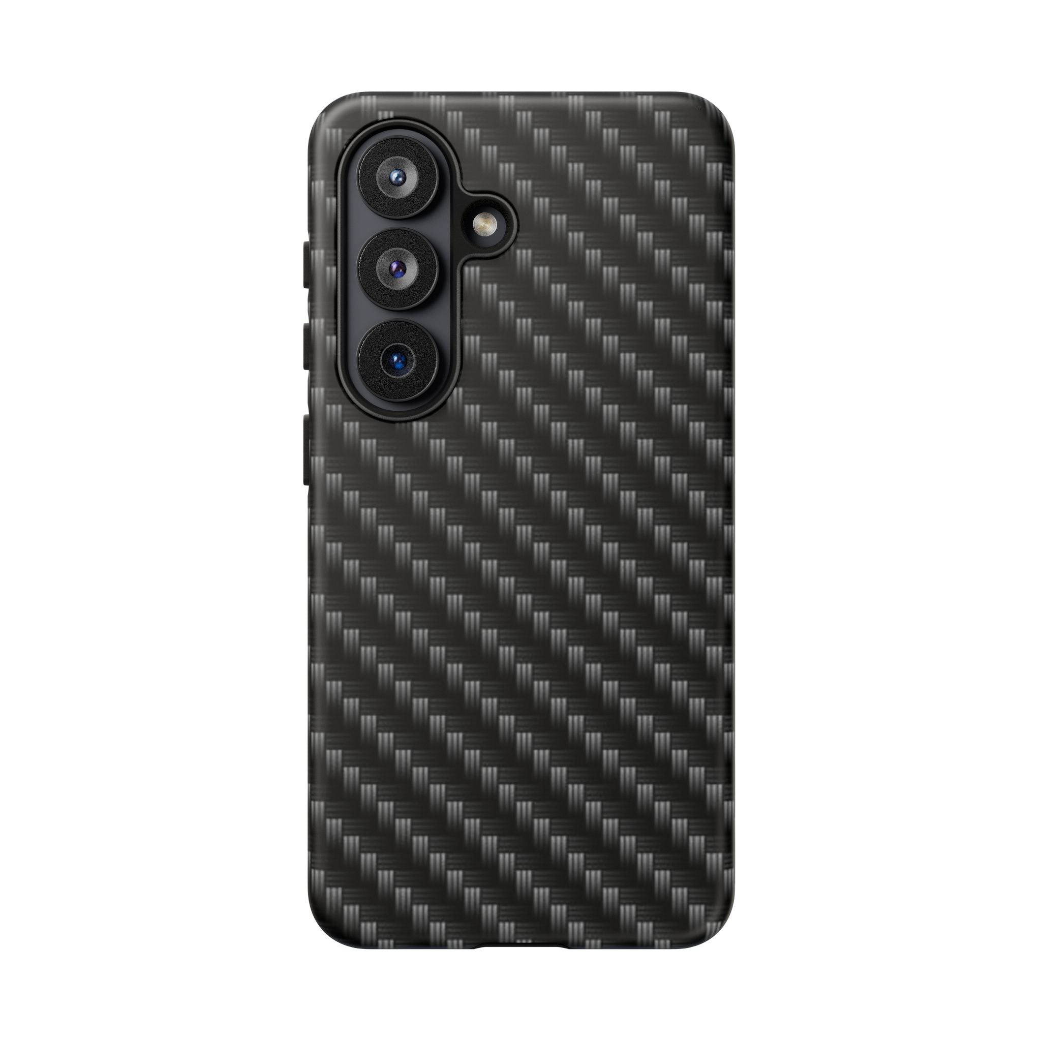 Carbon Fiber Pattern Tough Phone Case - Slim Protective Phone Cover
